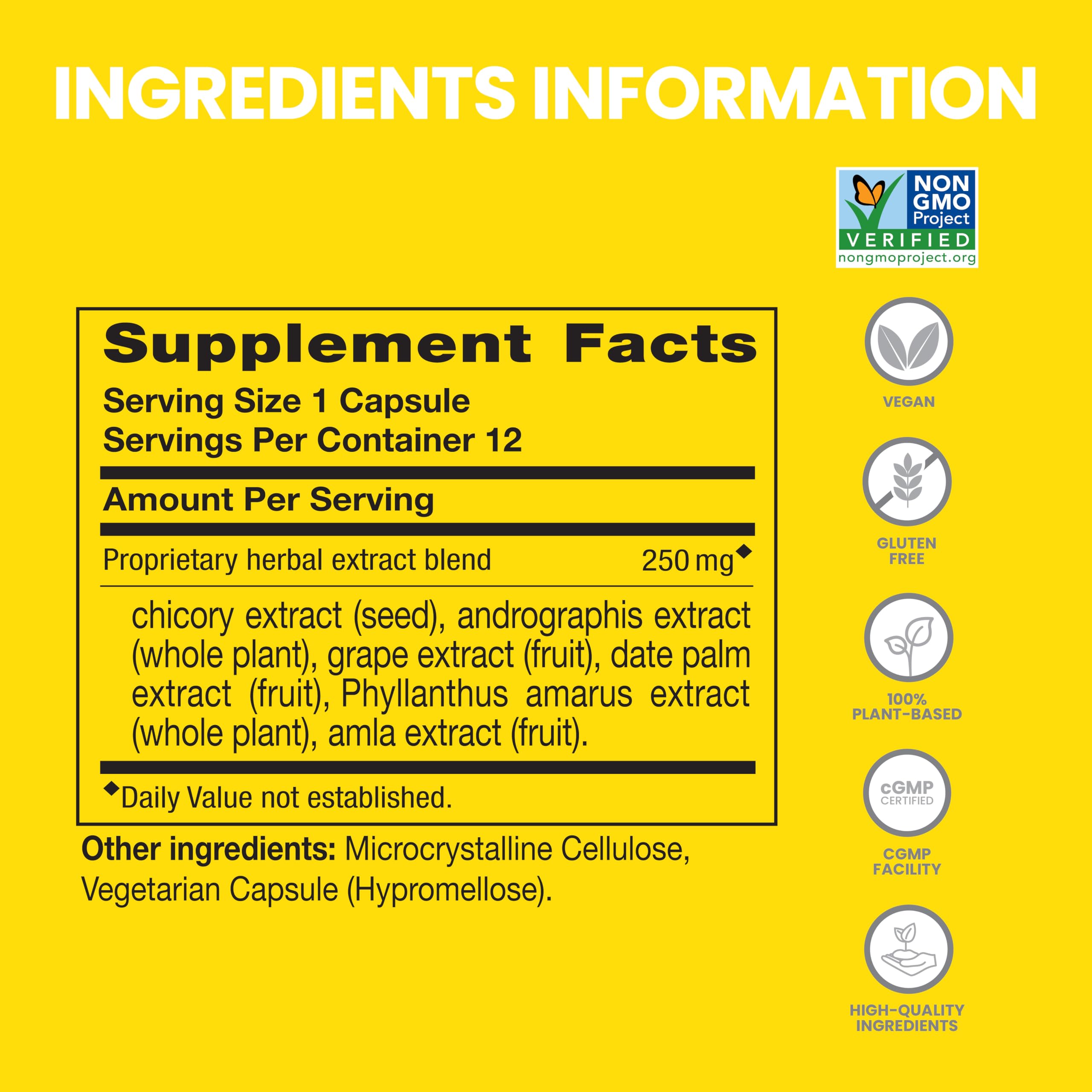 Himalaya PartySmart, 12 Capsule Tube - Alcohol Breakdown Liver Support for a Better Morning After Drinking - Plant Based, Vegan, Non-GMO, Gluten Free, Clinically Studied (Pack of 4)