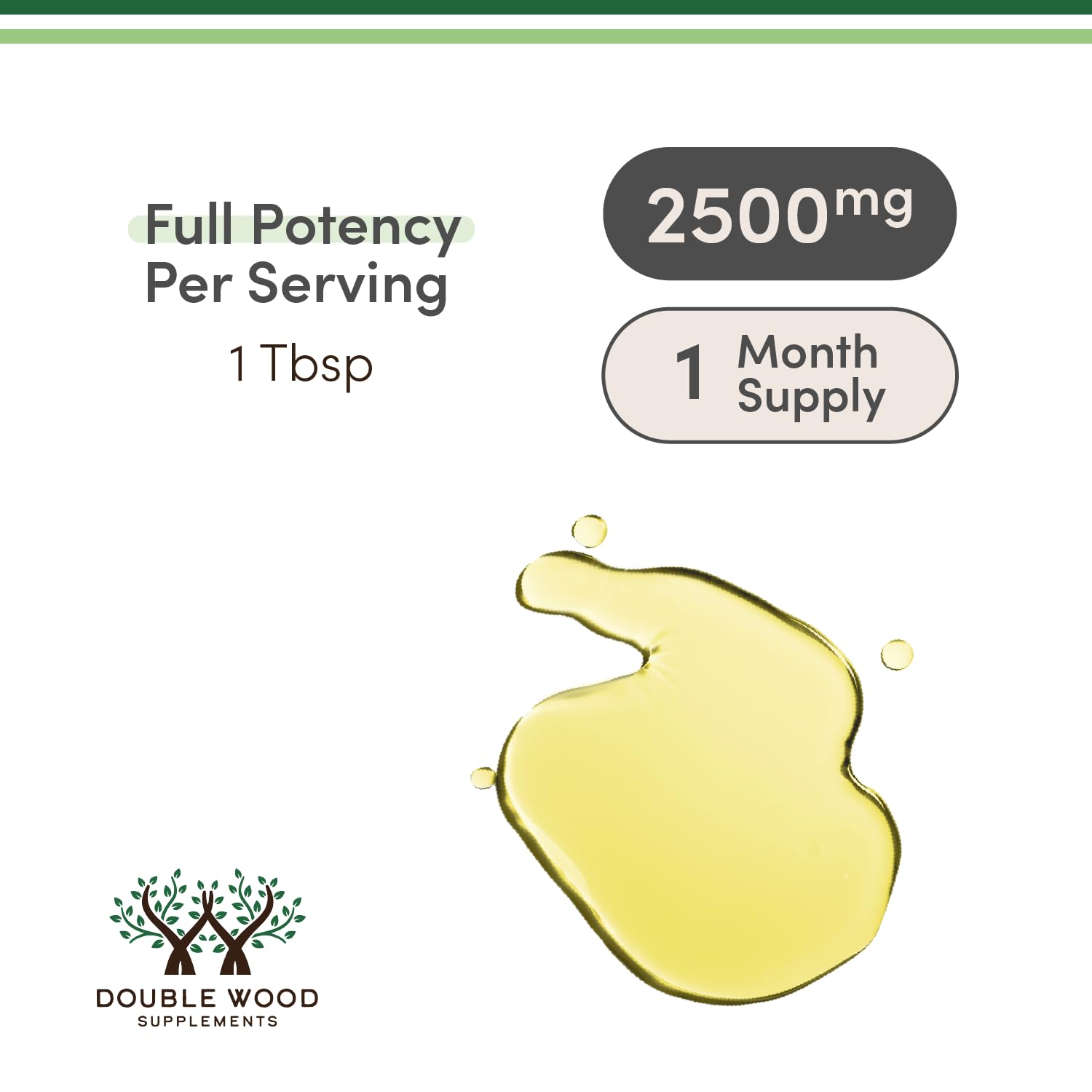 Double Wood Supplements Premium Liquid Collagen - 2500mg of Hydrolyzed Bovine Collagen (Type 1, 3 and Grassfed) - 32 Servings - for Women and Men - 30 mcg of Biotin - Sugar Free Pear Flavor