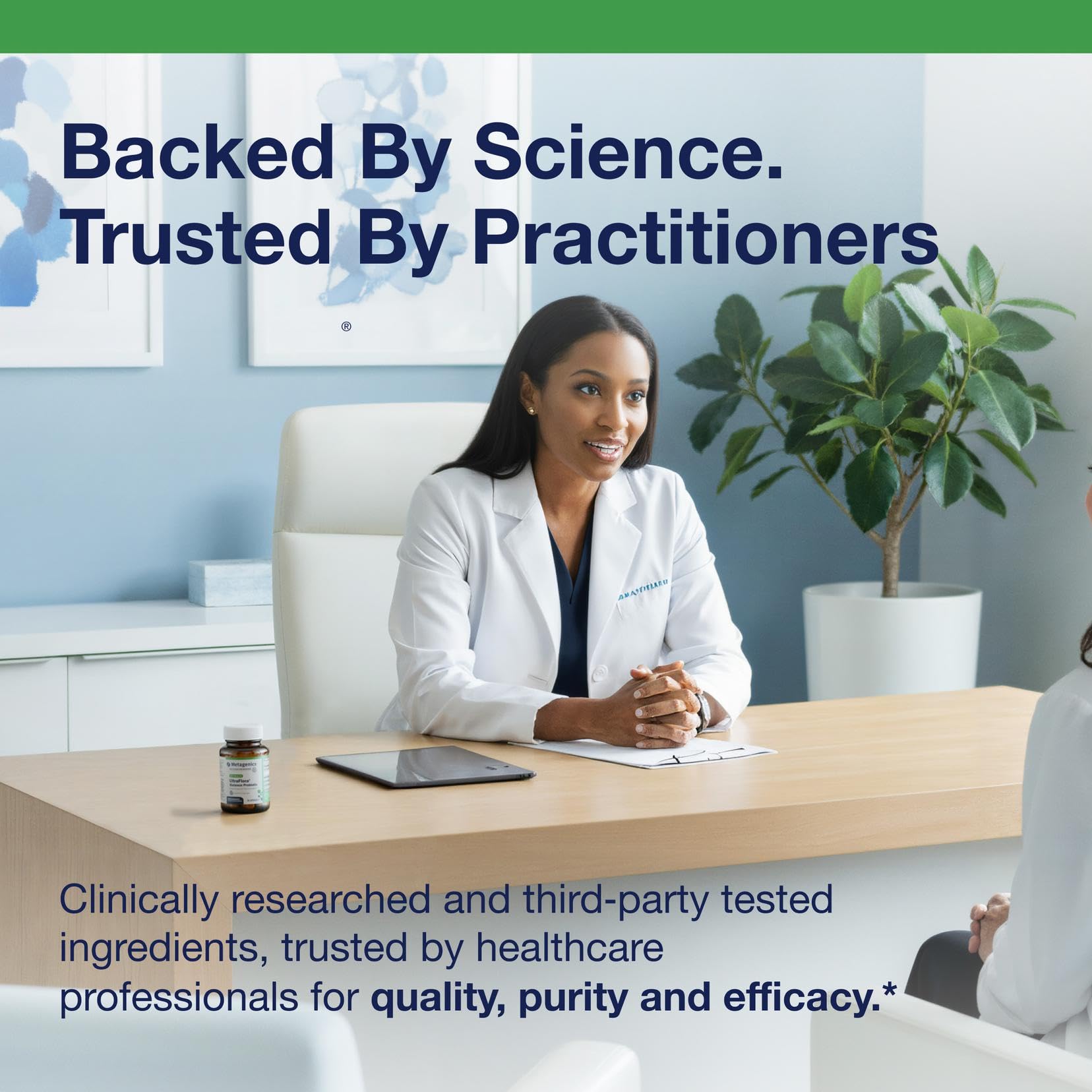 Metagenics UltraFlora Balance Probiotic - Shelf-Stable Daily Gut Health Supplement for Digestive & Immune Support* - Non-GMO & Gluten-Free - 30 Capsules