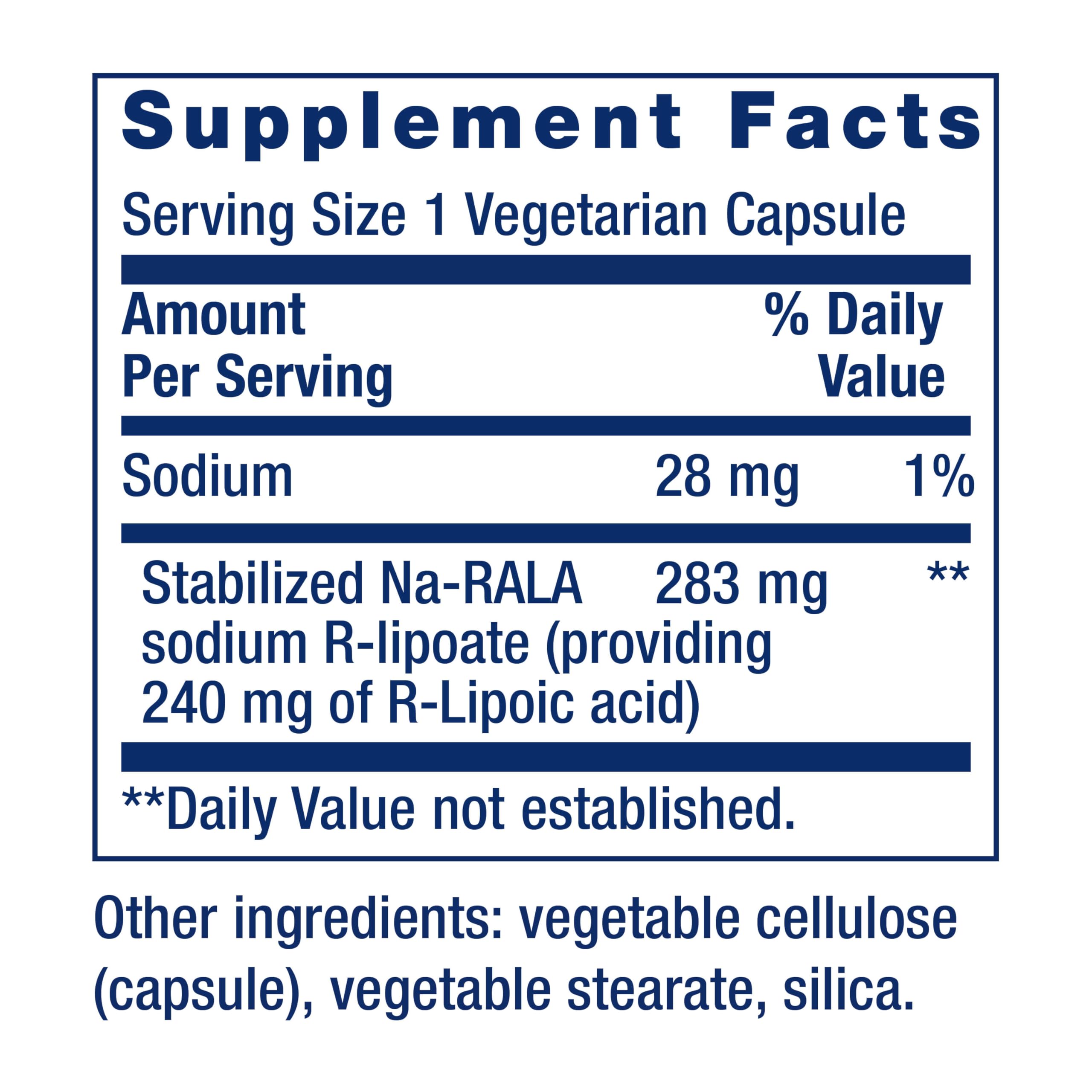 Life Extension Super R-Lipoic Acid – Healthy Aging, oxidative Stress Defense – with 240 mg of Active R-Form of R-Lipoic Acid – Gluten-Free – Non-GMO – Vegetarian – 60 Capsules