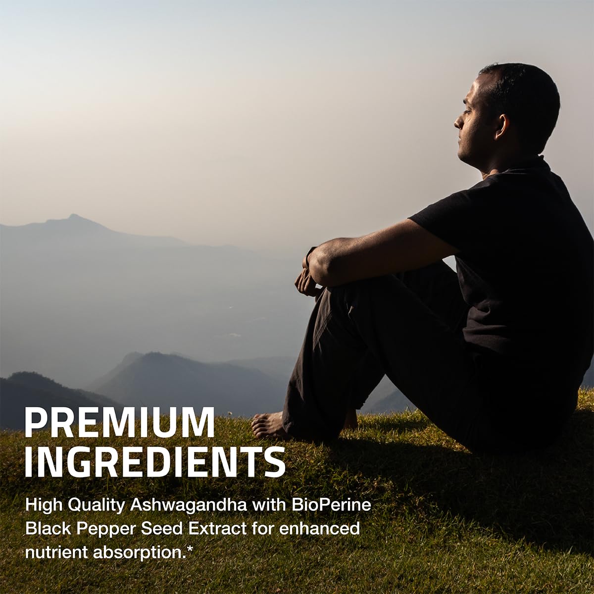 Bronson Ashwagandha Extra Strength Stress & Mood Support with BioPerine - Non GMO Formula, 250 Vegetarian Capsules