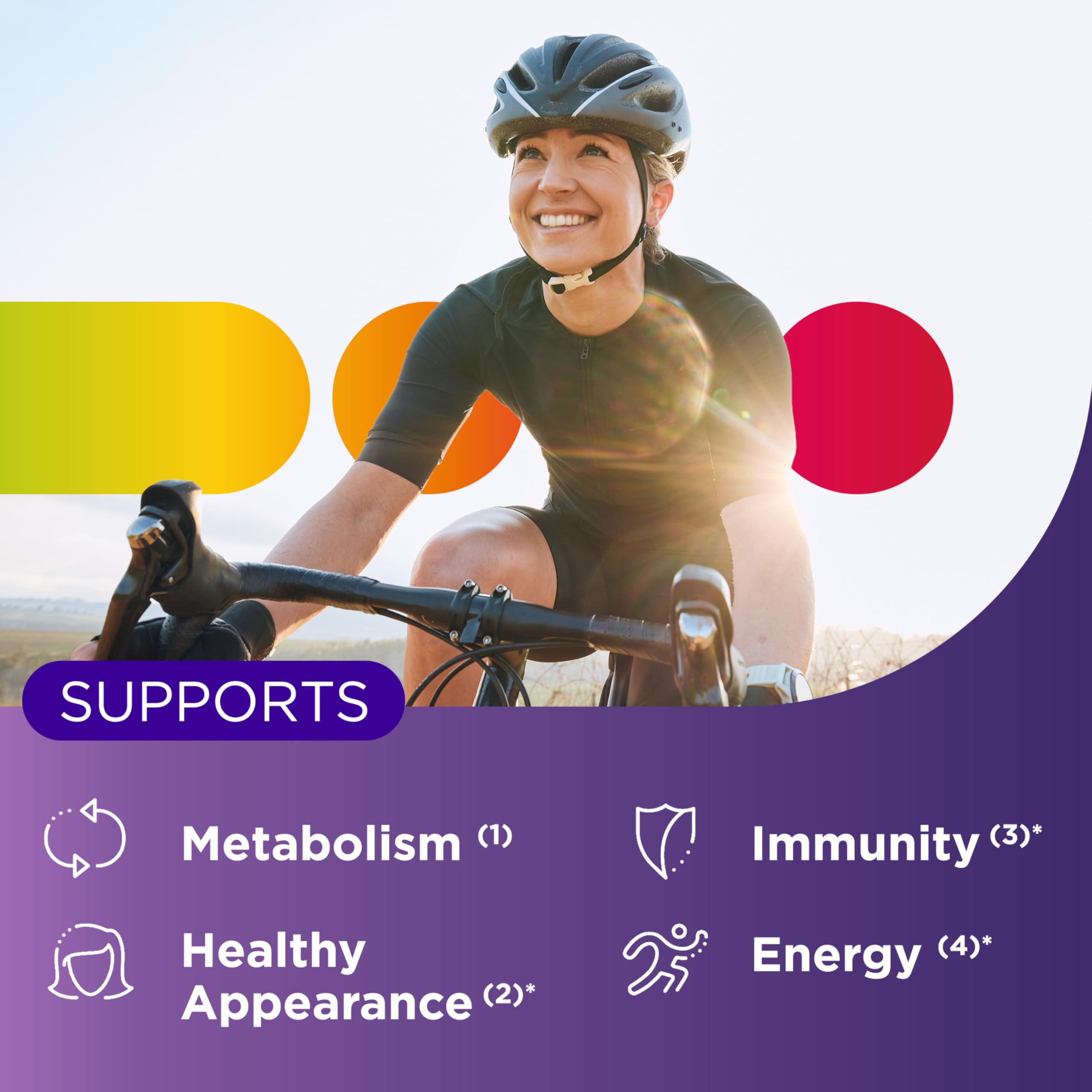 Centrum Multivitamin for Women, Multimineral Supplement with Iron, Vitamin D3, B Vitamins and Antioxidant Vitamins C and E, Gluten Free, Non-GMO Ingredients - 250 Count