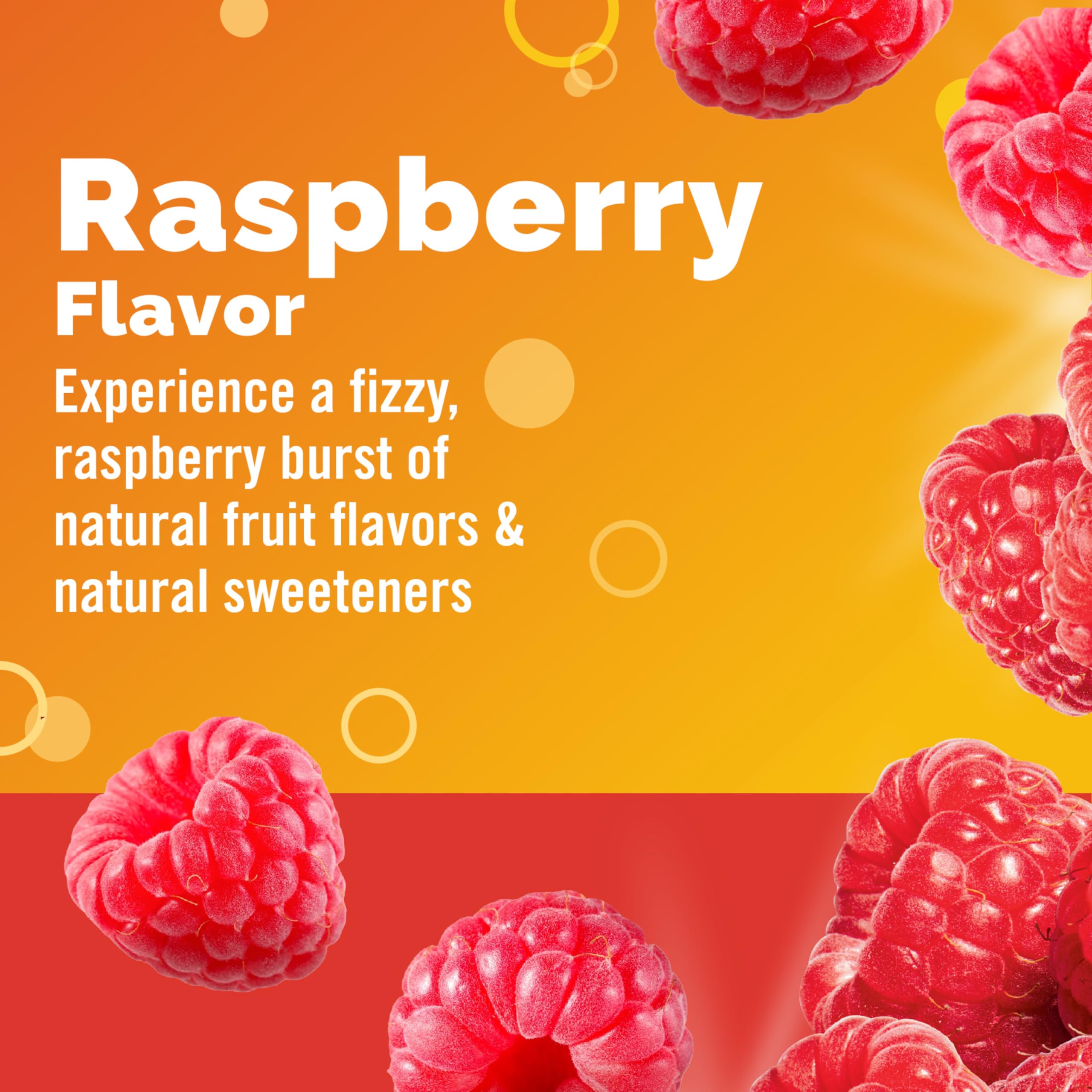 Emergen-C 1000mg Vitamin C Powder, with Antioxidants, B Vitamins and Electrolytes, Vitamin C Supplements for Immune Support, Caffeine Free Drink Mix, Raspberry Flavor - 60 Count/2 Month Supply