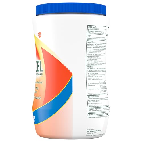 CITRUCEL Sugar Free Fiber Powder for Occasional Constipation Relief, Methylcellulose Fiber Powder, Orange Flavor - 32 Ounces