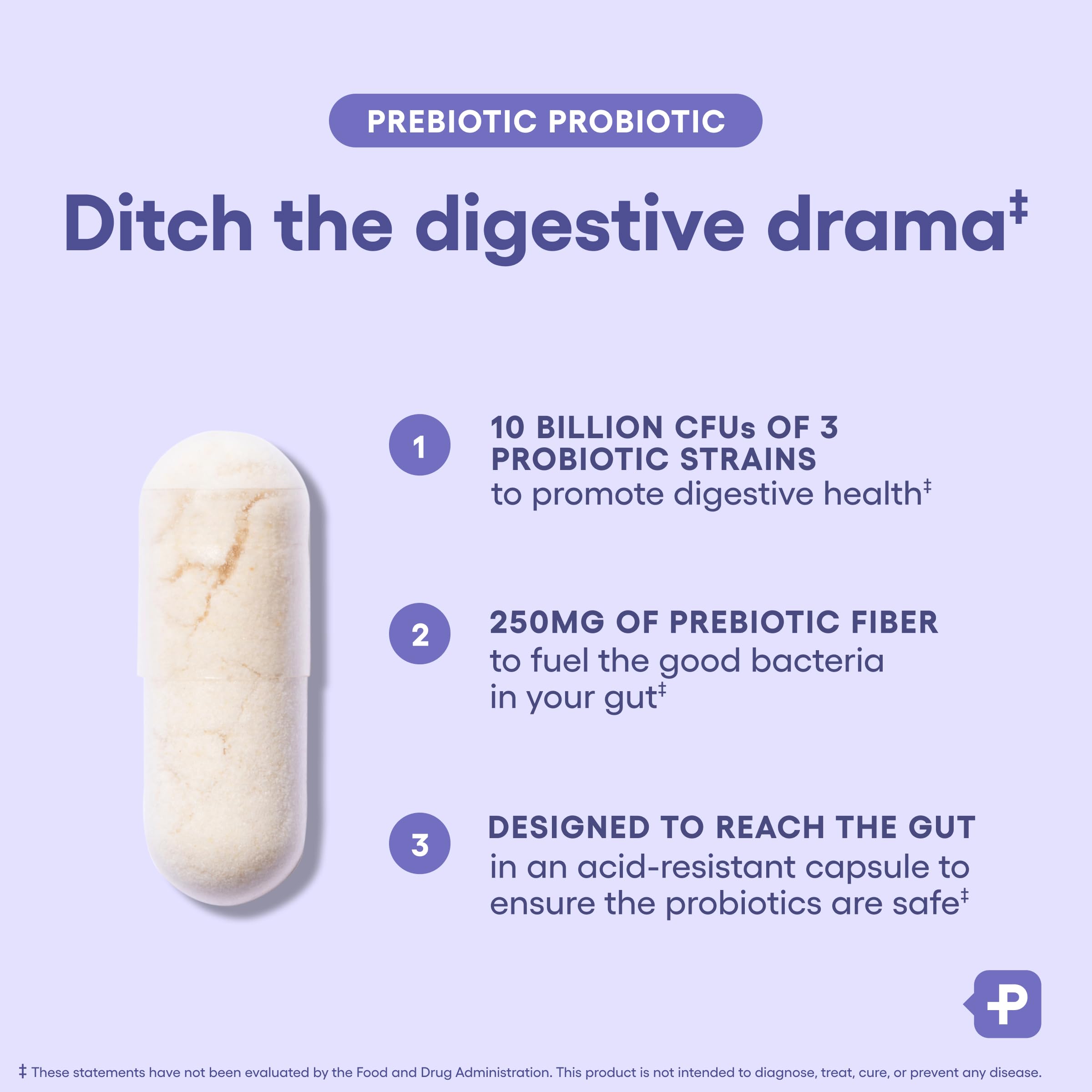 Physician's CHOICE Prebiotic-Probiotic - Multi-Strain Probiotics & Synergistic Prebiotics -Designed for Digestive Health, Supporting Gut Microbiome - Powerful PrePro for Gut Health - for Women & Men