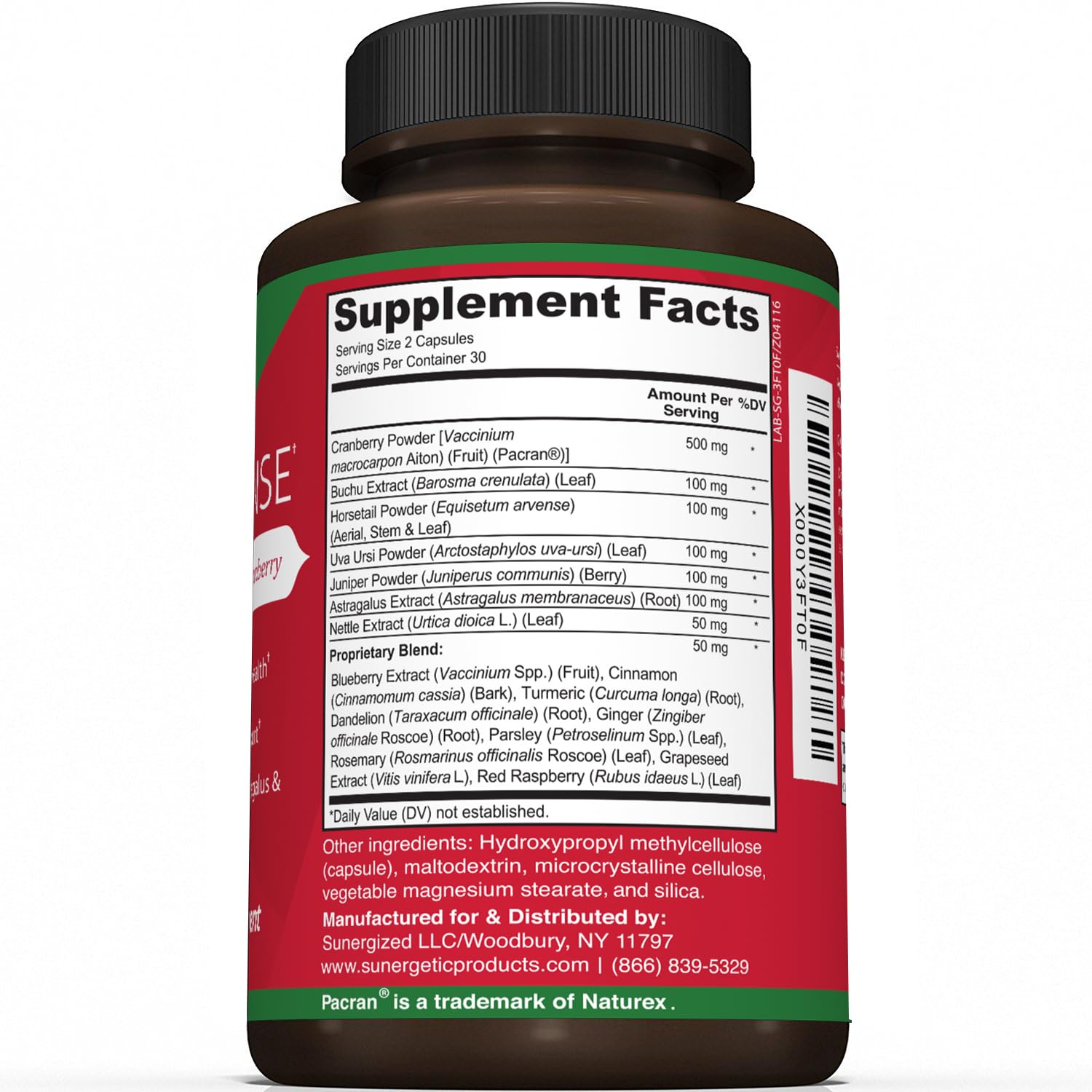 Premium Kidney Cleanse Supplement – Powerful Kidney Support Formula With Cranberry and Astragalus- Helps Support Healthy Kidneys & Urinary Tract Support - Kidney Cleanse Detox & Repair – 60 Capsules