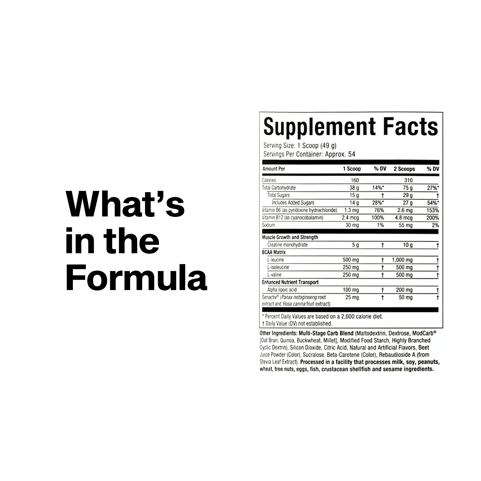 MuscleTech Creatine Monohydrate Powder - Cell-Tech Creatine Powder Post Workout Recovery Drink, Muscle Builder & Musclebuilding Creatine Supplement - Fruit Punch, 6 lbs (56 Serv) - Packaging May Vary
