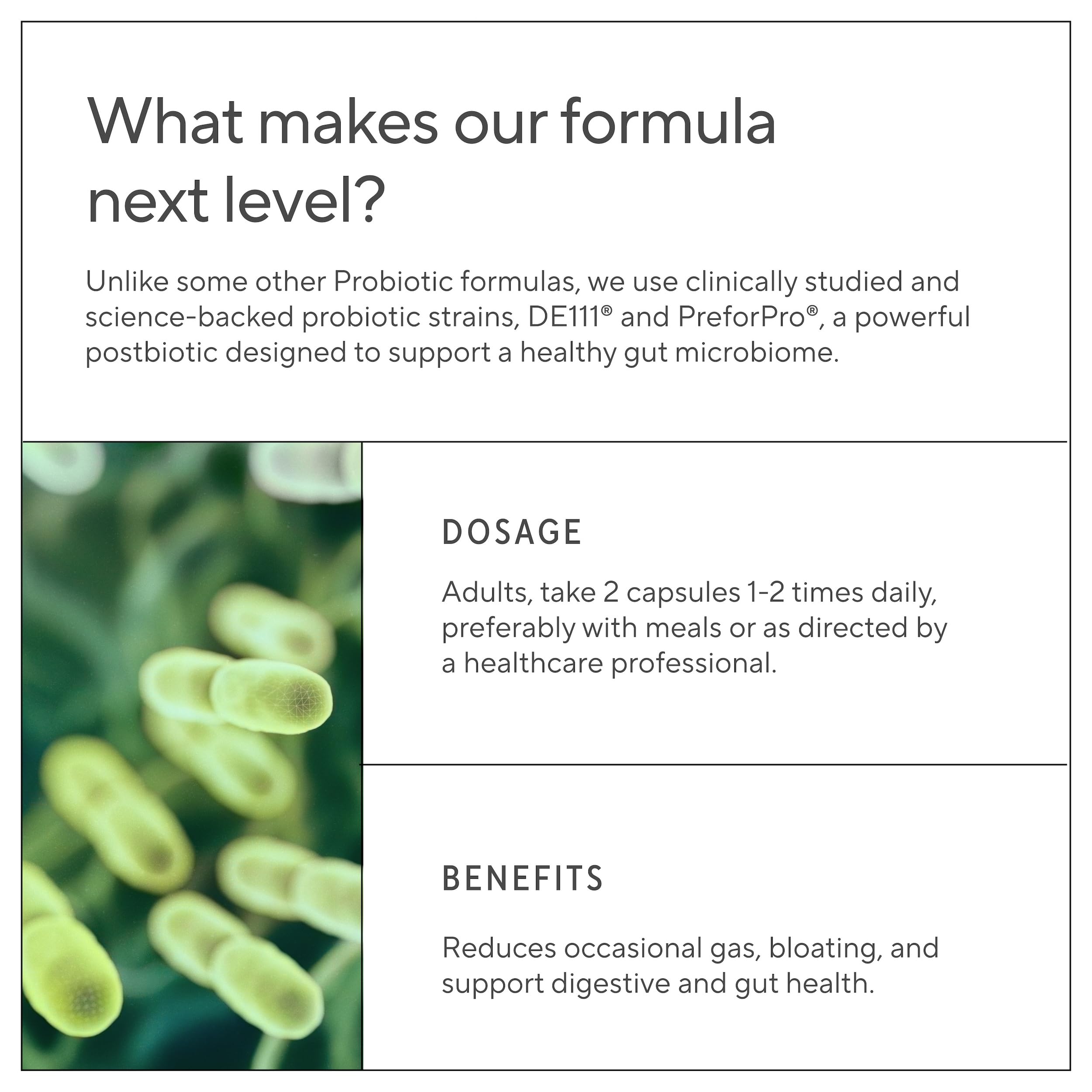 Premium 4-in-1 Probiotic Prebiotic, Postbiotic & Digestive Enzymes for Men & Women – Supports Gut, Digestion & Immunity –Complete Gut Health with Pre, Post, Probiotics & Digestive Enzymes–60 Capsules