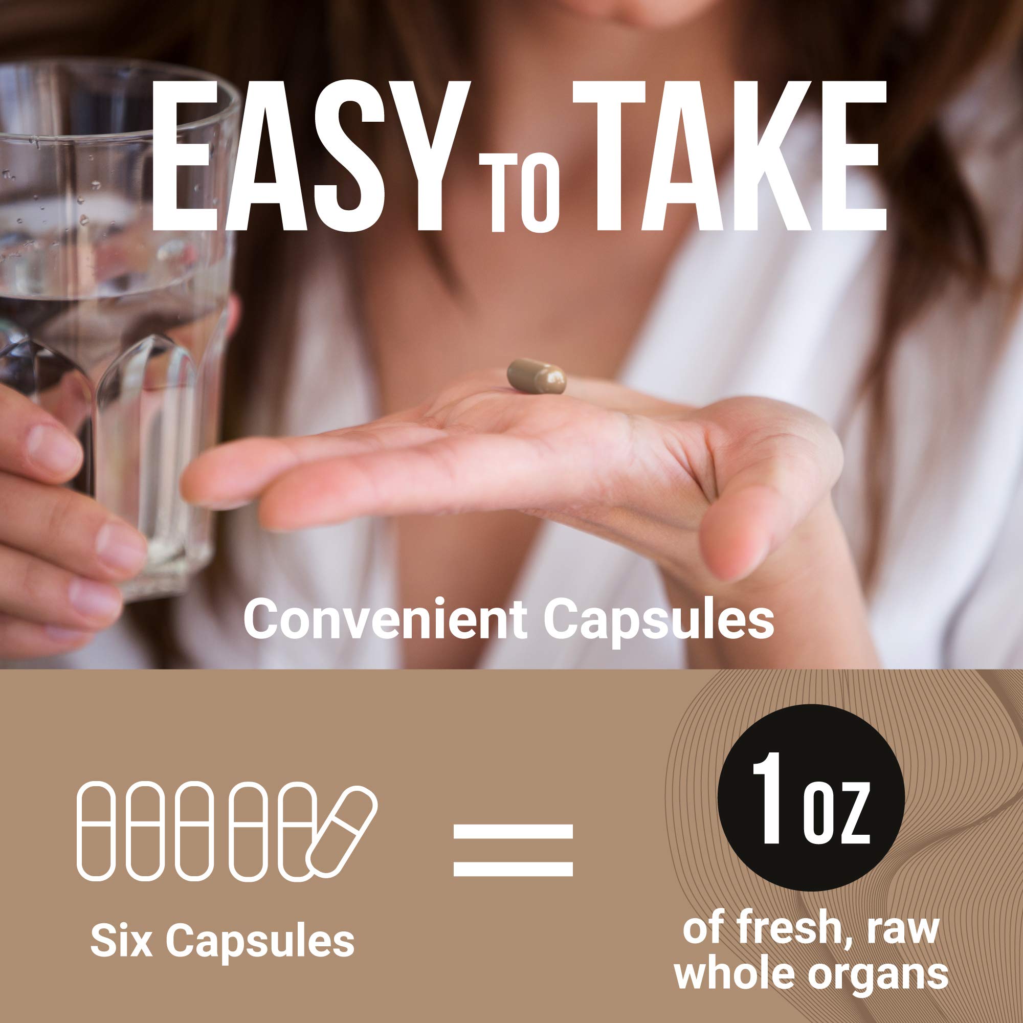 Beef Organ Supplement | 9-Organ Complex from Grass-Fed New Zealand Cattle | Whole-Food Multivitamin Alternative for Energy, Digestion, Immune & Brain Support | 30 Day Supply