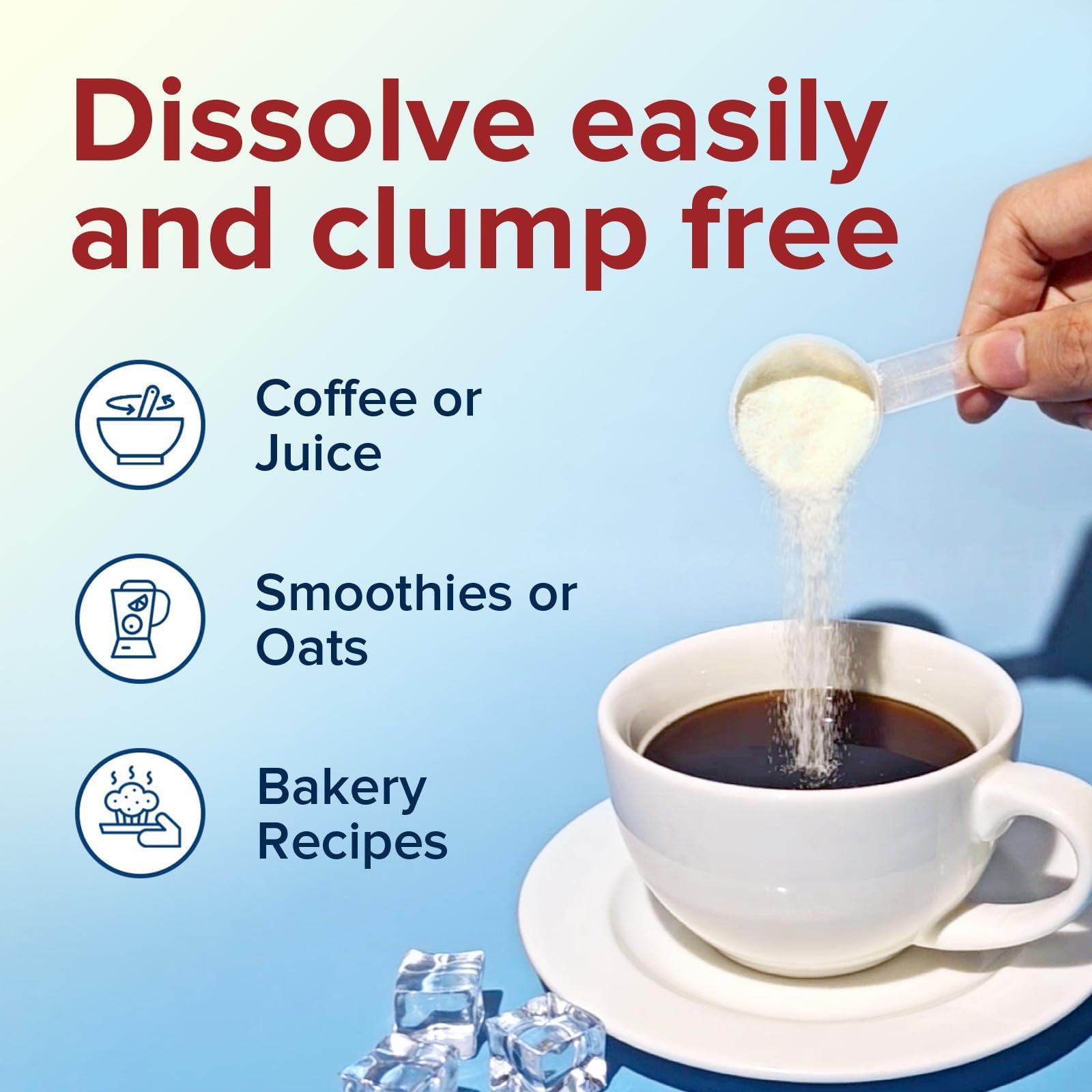 Terranics Multi Collagen Peptides Powder, Type I II III V X Hydrolyzed Collagen for Women+Men, Collagen Supplements, Fast Dissolve, Unflavored Colageno, No Sugar, Keto, 16oz