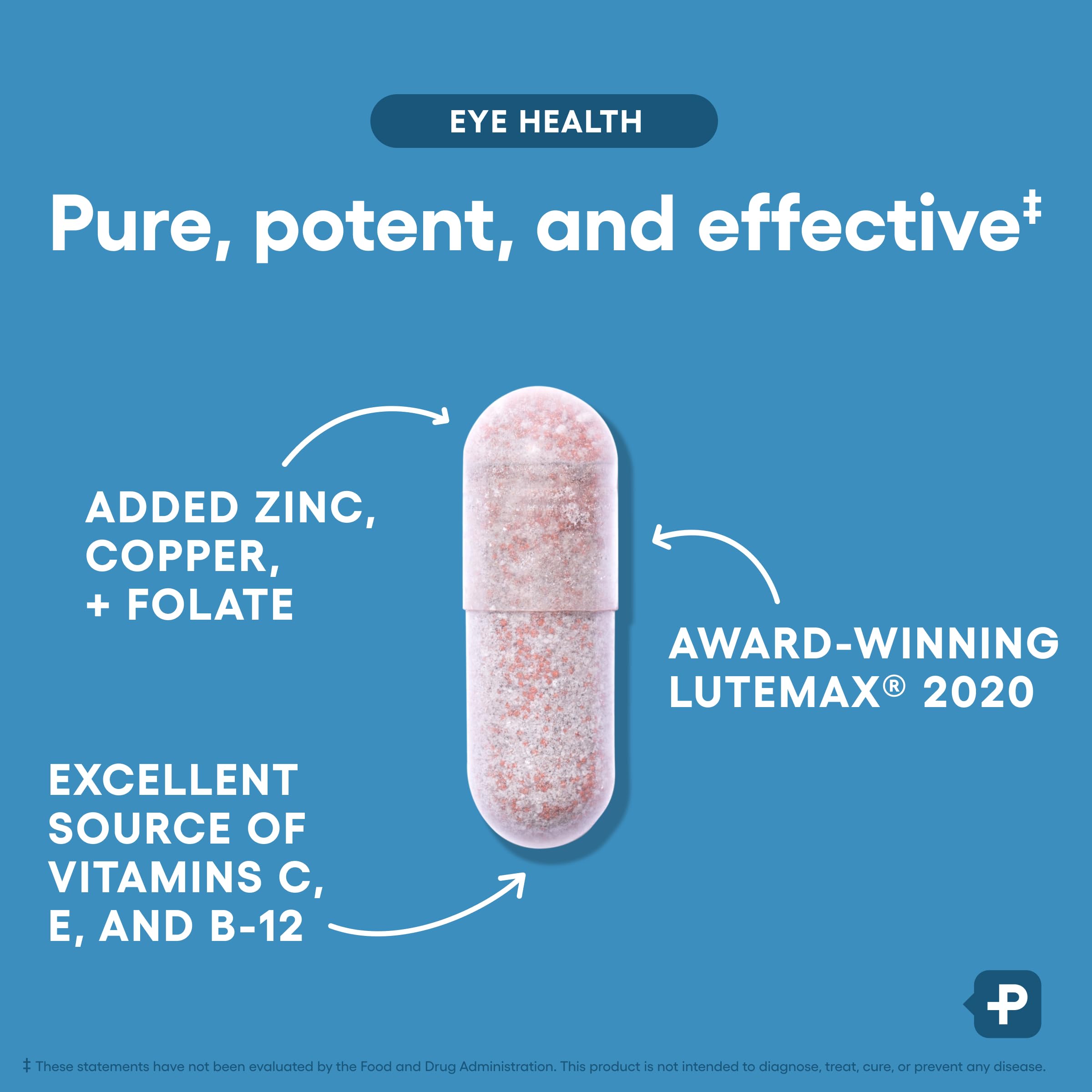 Physician's Choice Eye Health - Lutein, Zeaxanthin & Bilberry Extract - Supports Eye Strain, Dry Eyes, and Vision Health - 2 Award-Winning Clinically Proven Eye Vitamin Ingredients - Carotenoid Blend