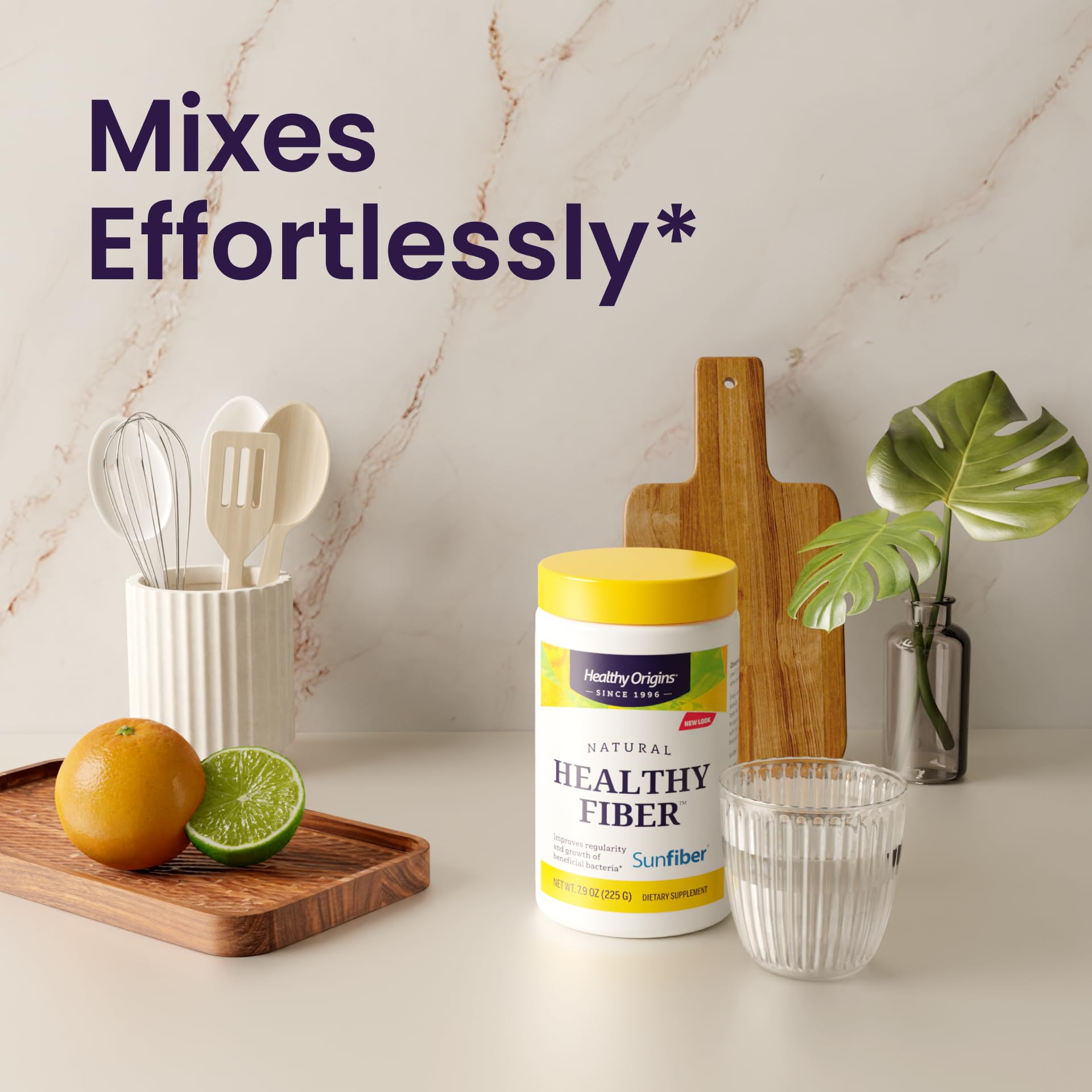 Healthy Origins Healthy Fiber (All Natural, Non-GMO, Gluten Free, Digestive Support, Prebiotic), 7.9 Ounce