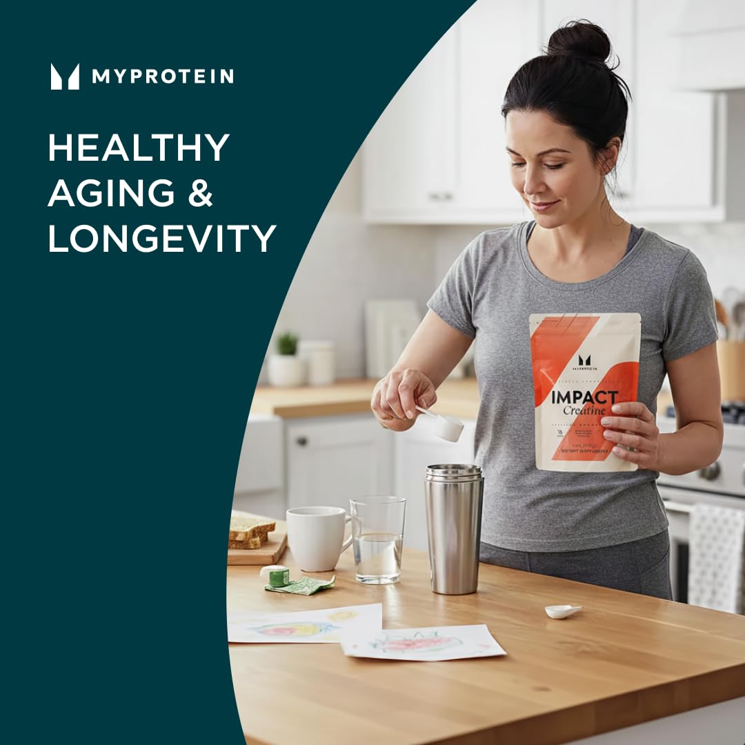 Myprotein Creatine Monohydrate Powder, 100 Servings (1.1lbs), Pure Unflavored Creatine Powder, Post/Pre Workout Supplement for All Sports & Exercises