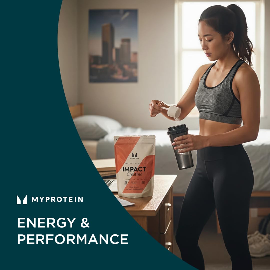 Myprotein Creatine Monohydrate Powder, 100 Servings (1.1lbs), Pure Unflavored Creatine Powder, Post/Pre Workout Supplement for All Sports & Exercises