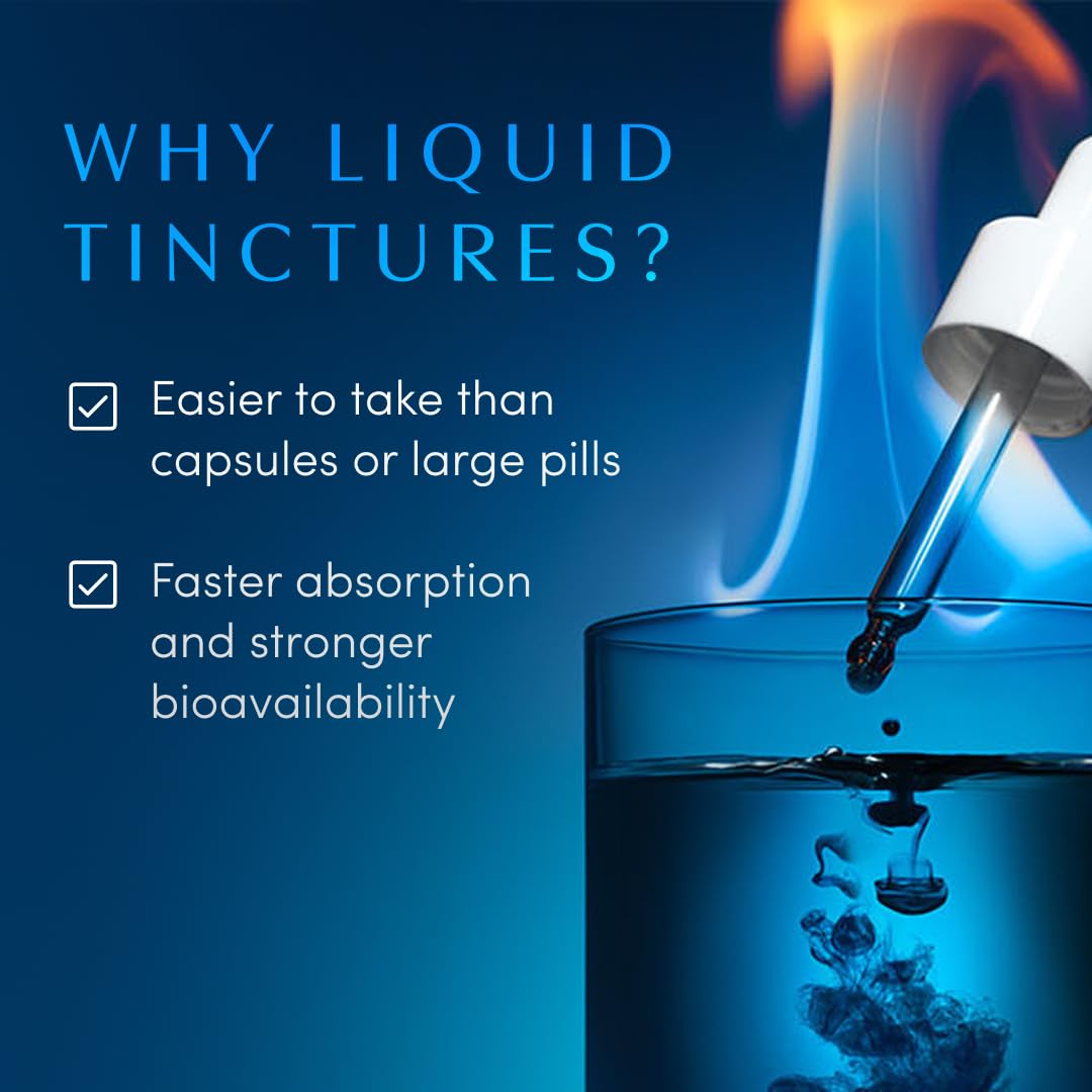 Apothékary Blue Burn Herbal Supplement Liquid Drops, Metabolism and Weight Management Support, Clinically-Tested, Made in The USA, 1 Fl Oz, 30 Servings