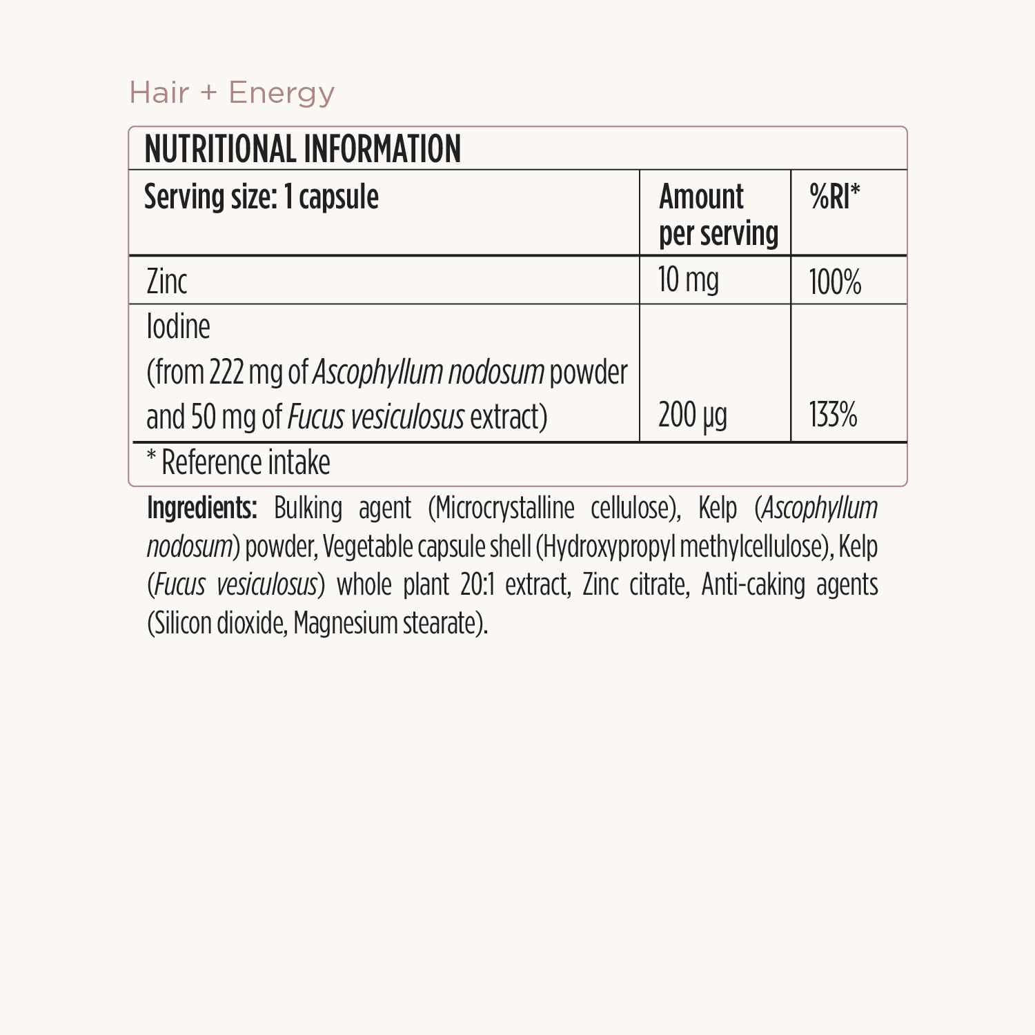 JSHealth Vitamins Hair + Energy Formula | Hair Vitamins for Women and Men with Iodine and Zinc | Supports Hair Strength, Energy Levels, and Healthy Hair Maintenance (60 Capsules Pack of 2)