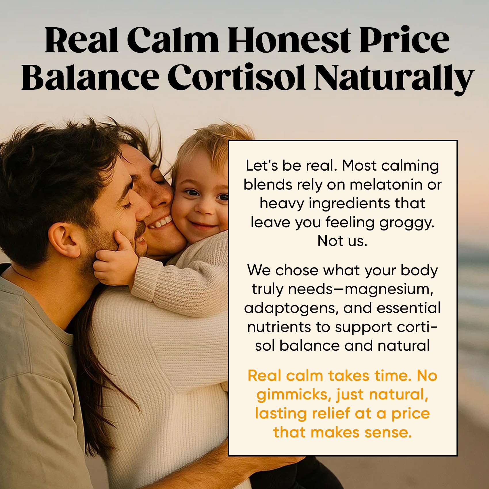 Venture Pal Calm Drink Mix, Cortisol Reducer and Sleep Aid with Magnesium Glycinate, Ashwagandha, L-Theanine,Vitamin D, Calm Magnesium Powder for Relax & Focus, No Sugar, Non GMO, Vegan & Gluten-Free