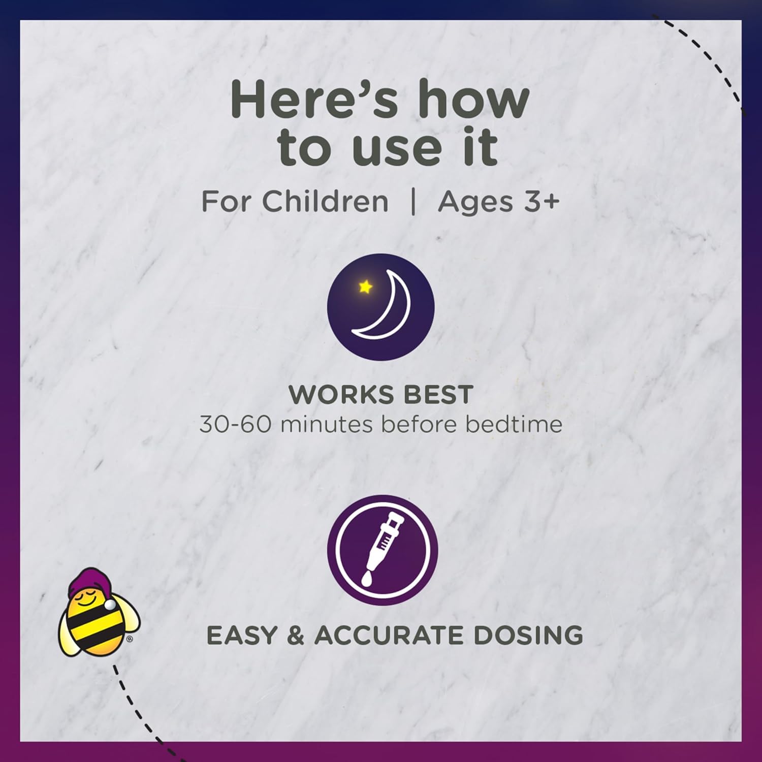 Zarbee's Kids Sleep Supplement Liquid with 1mg Melatonin; Drug-Free & Effective; Easy to Take Natural Berry Flavor for Children Ages 3 and Up; 1 Fl Oz Bottles, Pack of 2