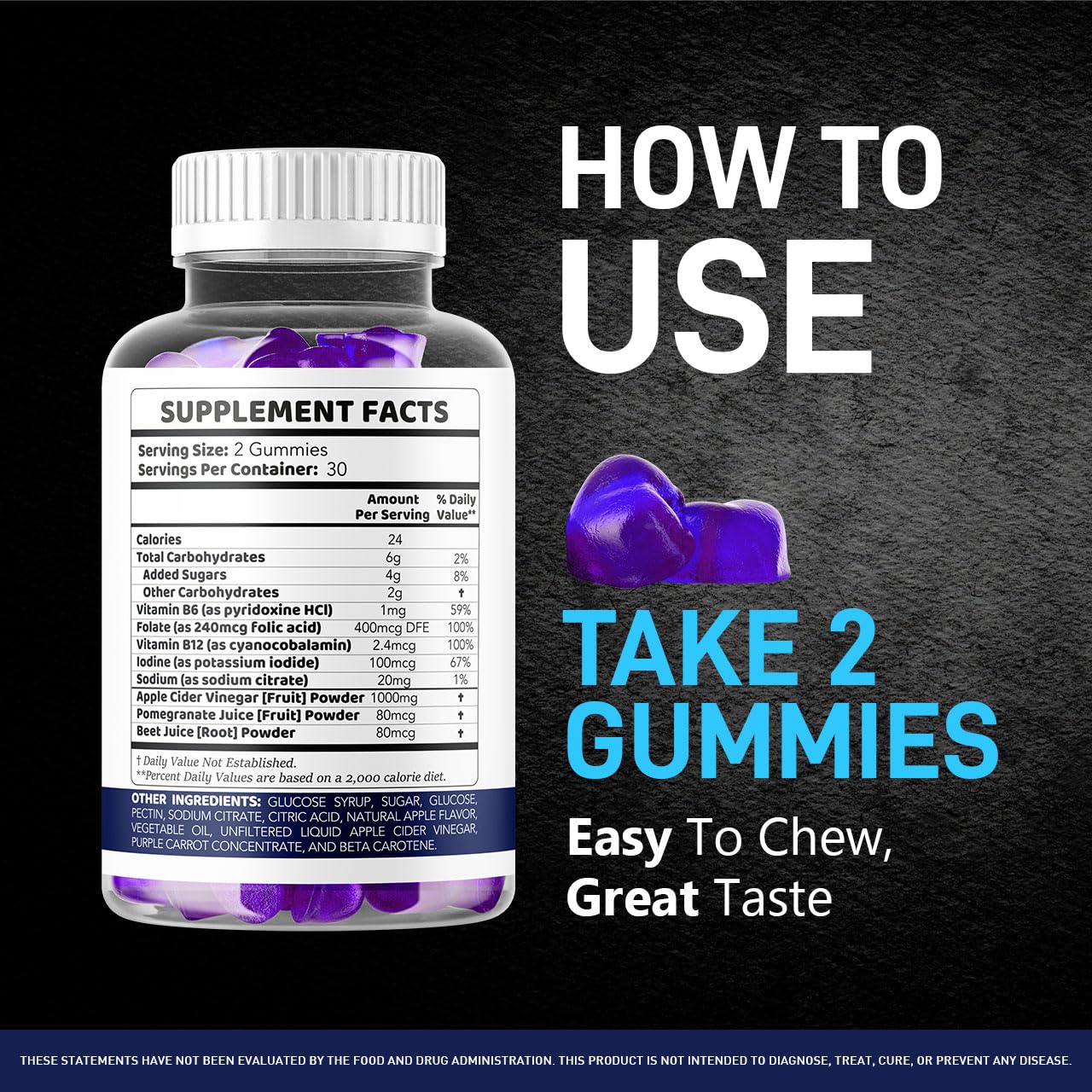 LIVORKA Vital Boost XL Gummies - Official VitalBoost XL Gummys for Men Premium Natural Ingredients - Maximum Strength, Advanced Formula Support for Overall Health & Wellness, 60 Gummies for 1 Month