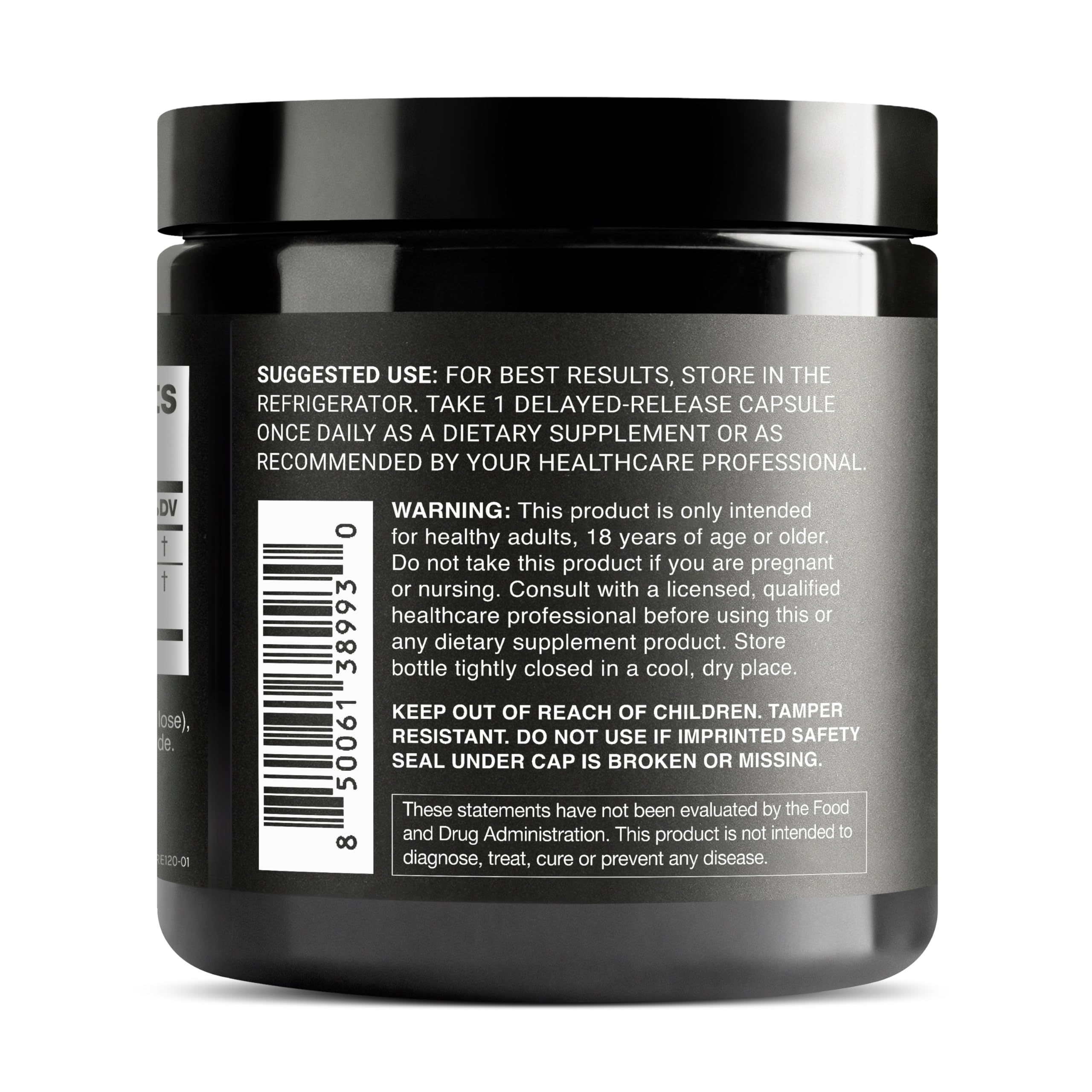 Toniiq 50 Billion CFU Lactobacillus Reuteri Probiotic 50mg per Serving - L Reuteri Probiotics - Highest CFU Count Lactobacillus Reuteri Probiotic - 120 Vegetarian Capsules - 120 Servings