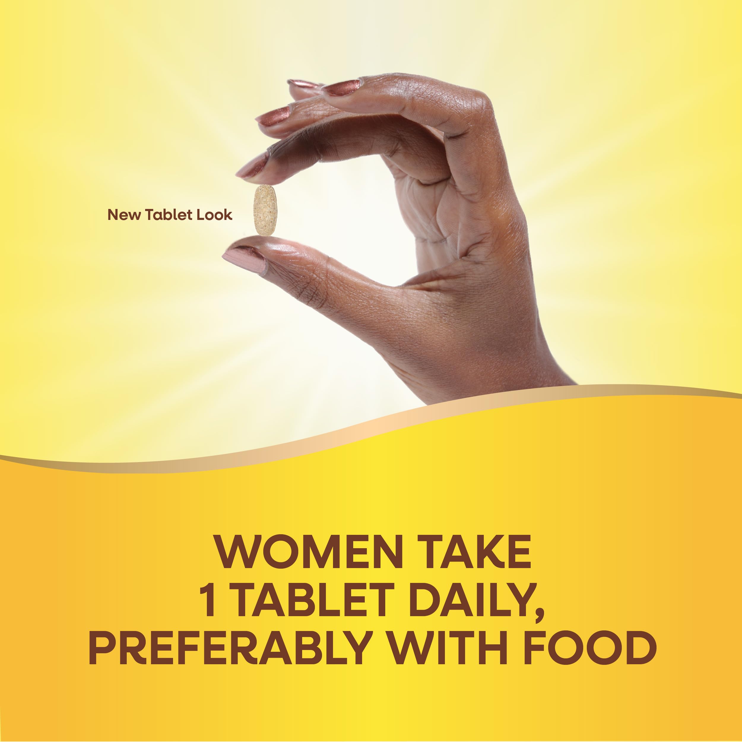 Nature's Way Alive! Women's 50+ Complete Multivitamins, Supports Healthy Heart, Brain, Bones*, Superfood Antioxidants(1), B-Vitamins, Gluten Free, 130 Tablets (Packaging May Vary)