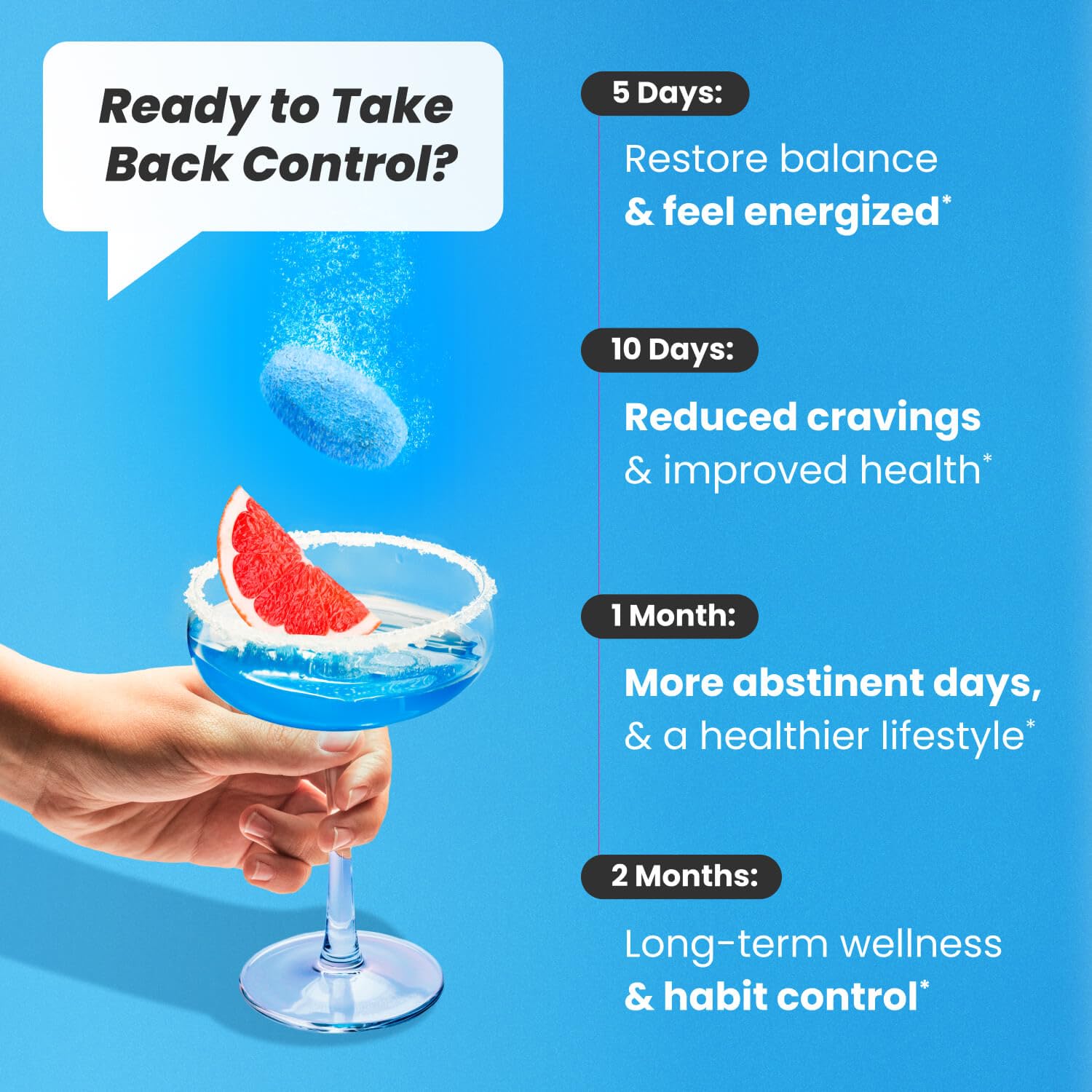 NoMoreDrinks Anti Alcohol Craving Supplement | Liver Detox & Combat Cravings | Energy Support Alcohol Replacement Drink | Organic Milk Thistle Supplement & Dandelion Root & 5HTP | (10) Energy Pills