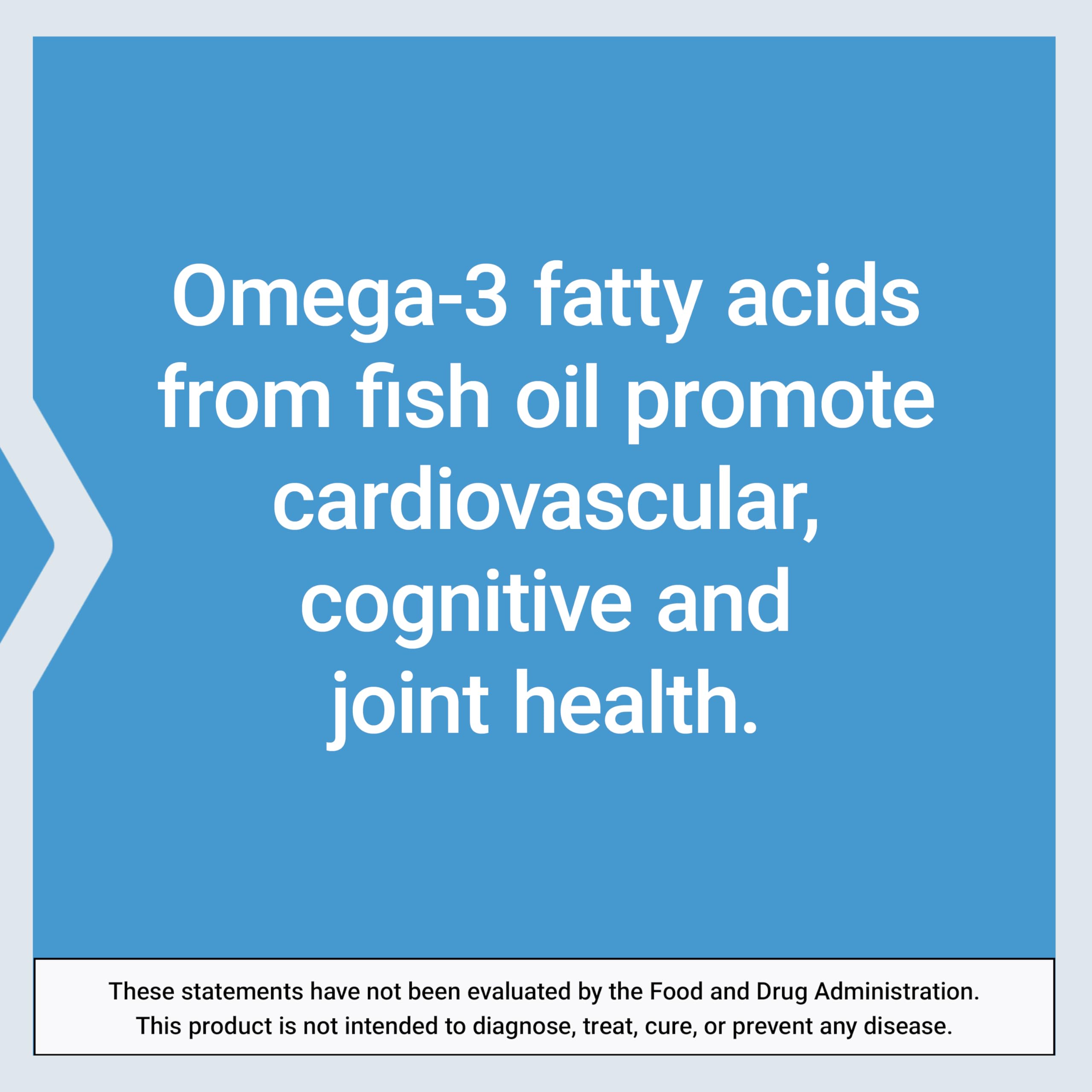 Life Extension Mega EPA/DHA, Omega-3 Fatty acids, Heart & Brain Health, Non-GMO, Gluten-Free, 120 softgels