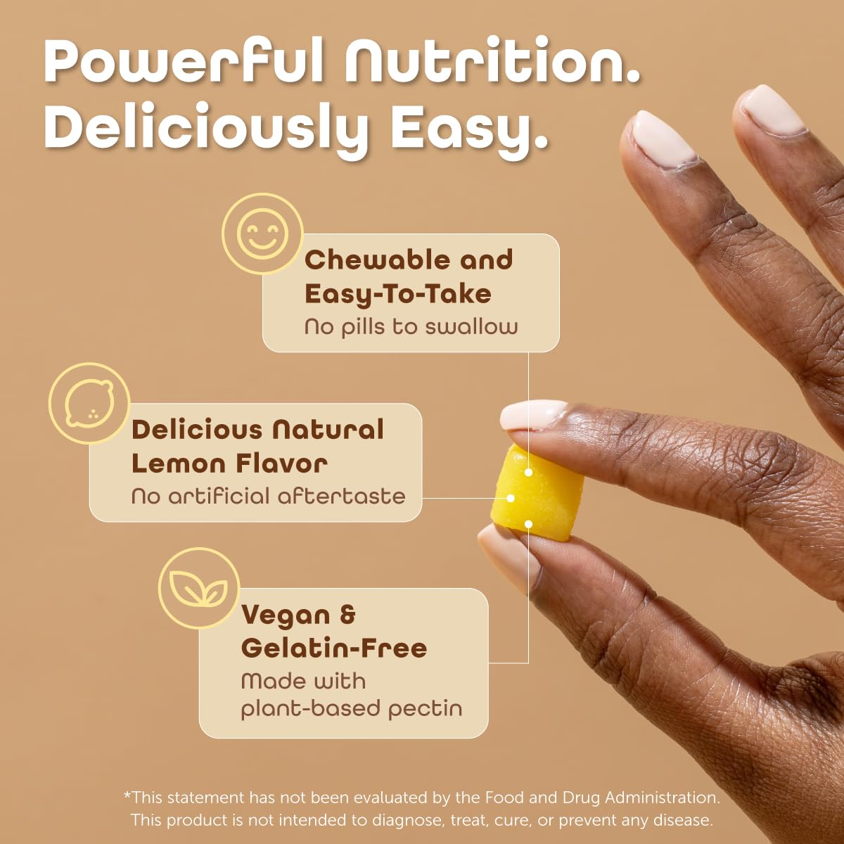 kindnature Vitamin B2 Gummies - Riboflavin 400mg Supplement for Kids & Adults - Non-GMO, Soy & Gluten-Free, Vegan Chewable Gummies (30 Day Supply)