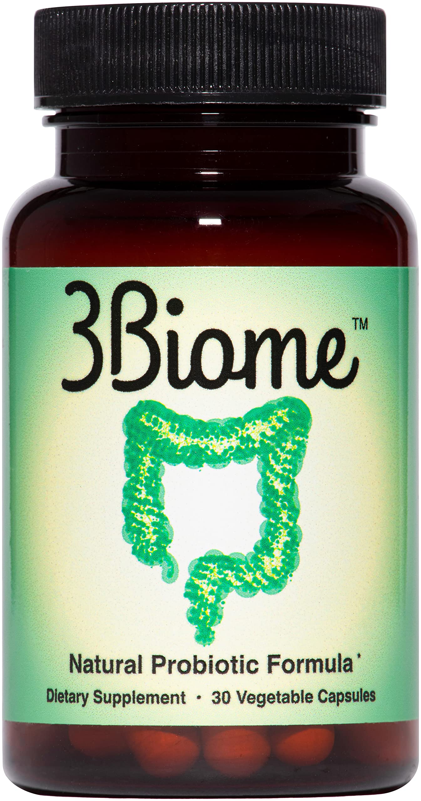 3Biome - Natural Probiotic Supplement - Non-GMO, Vegan, Gluten-Free