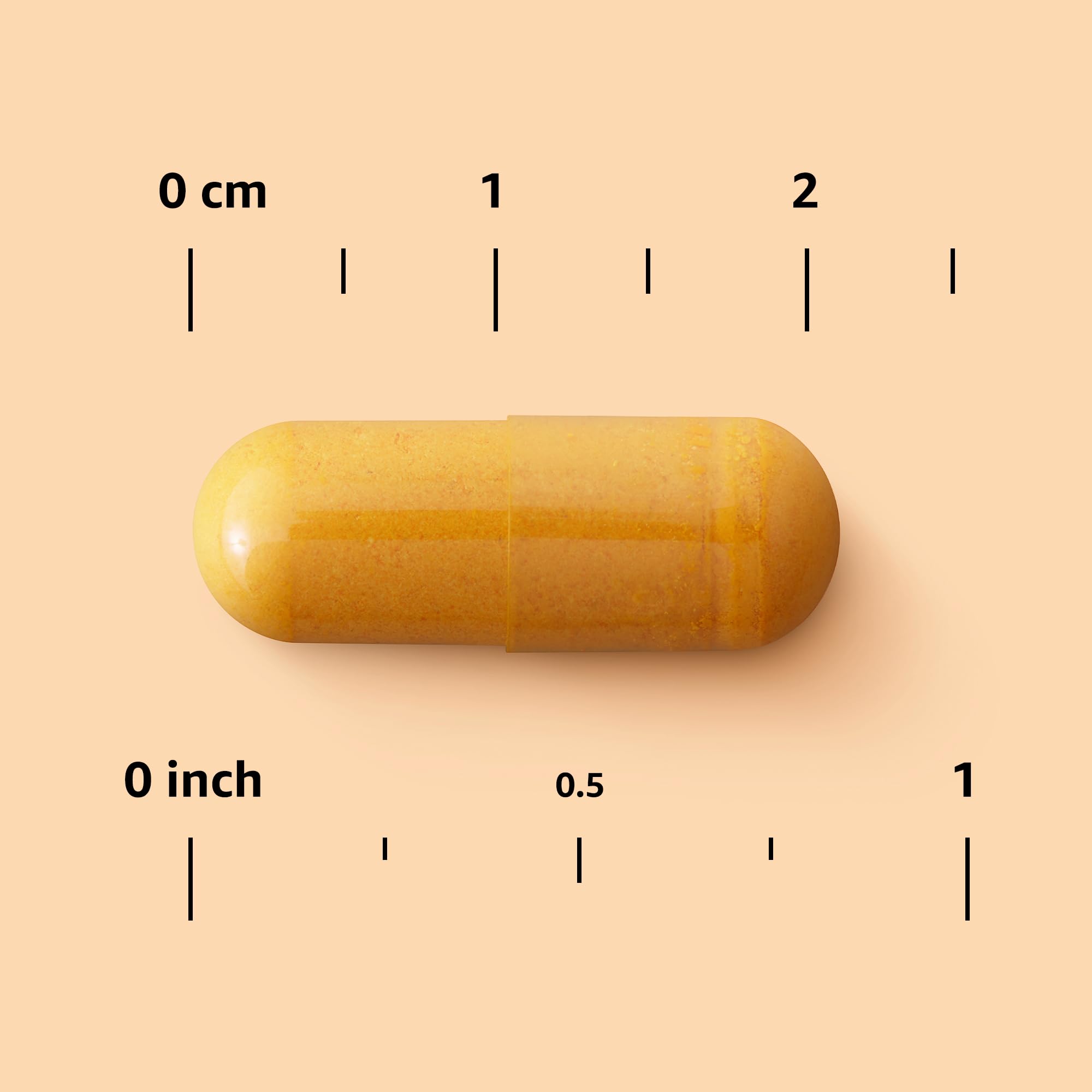 Amazon Elements Turmeric Complex, 316 mg Curcumin with Ginger and Black Pepper, Joint & Immune Support, 65 Capsules