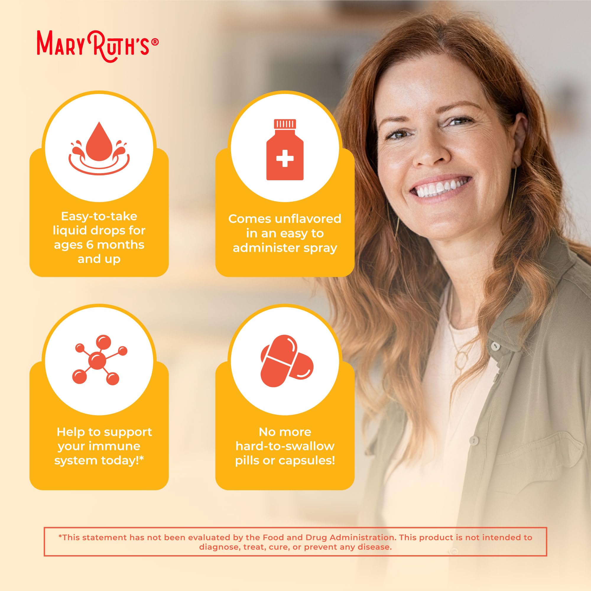 MaryRuth's Organic D3 + K2 Spray for Adults & Kids for Bone Health | Vitamin D3 as Cholecalciferol | Vitamin K2 | Immunity | Mineral Absorption | Heart Health | Vegan | Non-GMO | Gluten Free | 1 Fl Oz