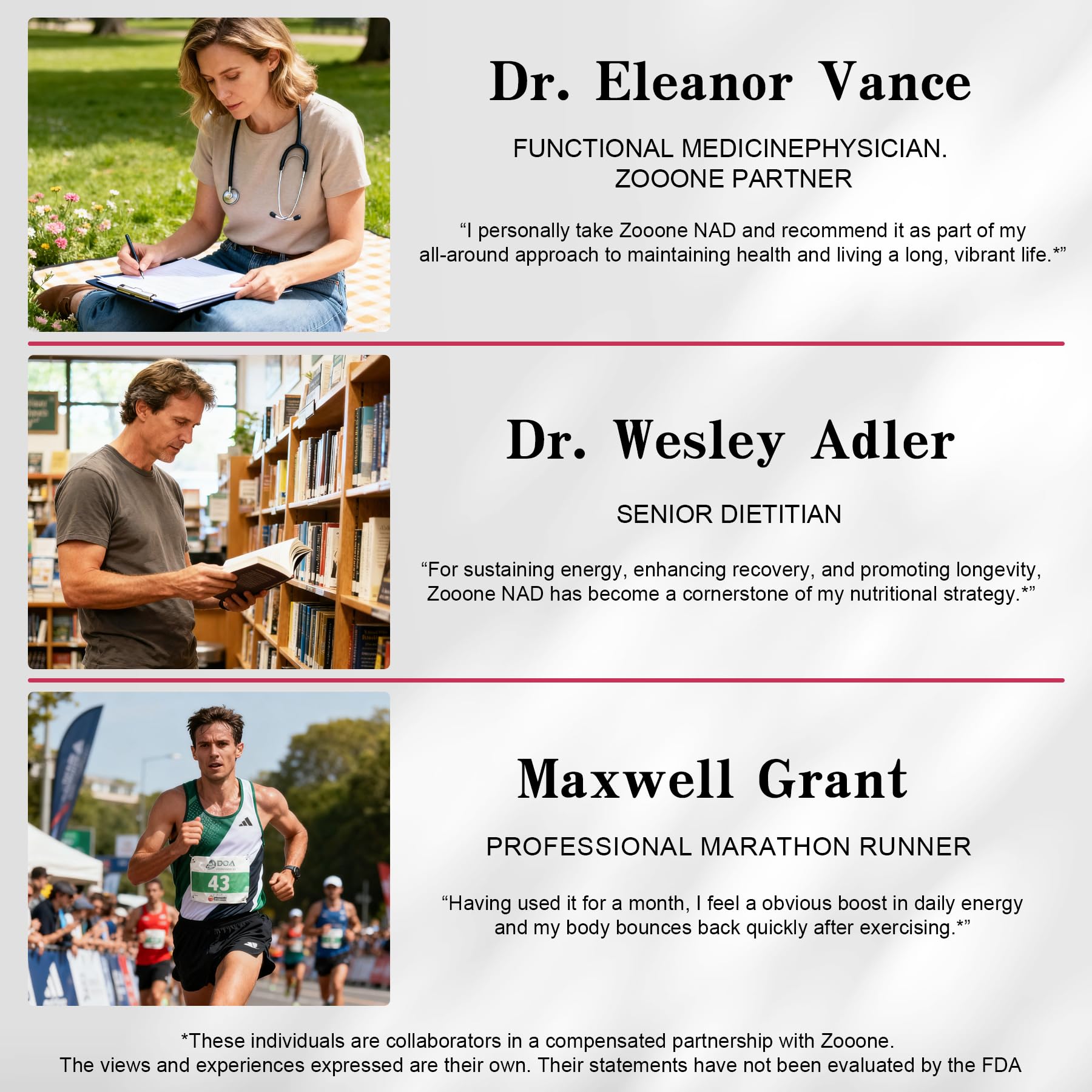 zooone- NAD+ Supplement 30pcs, Premium Nicotinamide Riboside & Resveratrol, DNA Repair & Healthy Aging， Advanced NAD Supplement for Men & Women, Boosts Cellular Energy.