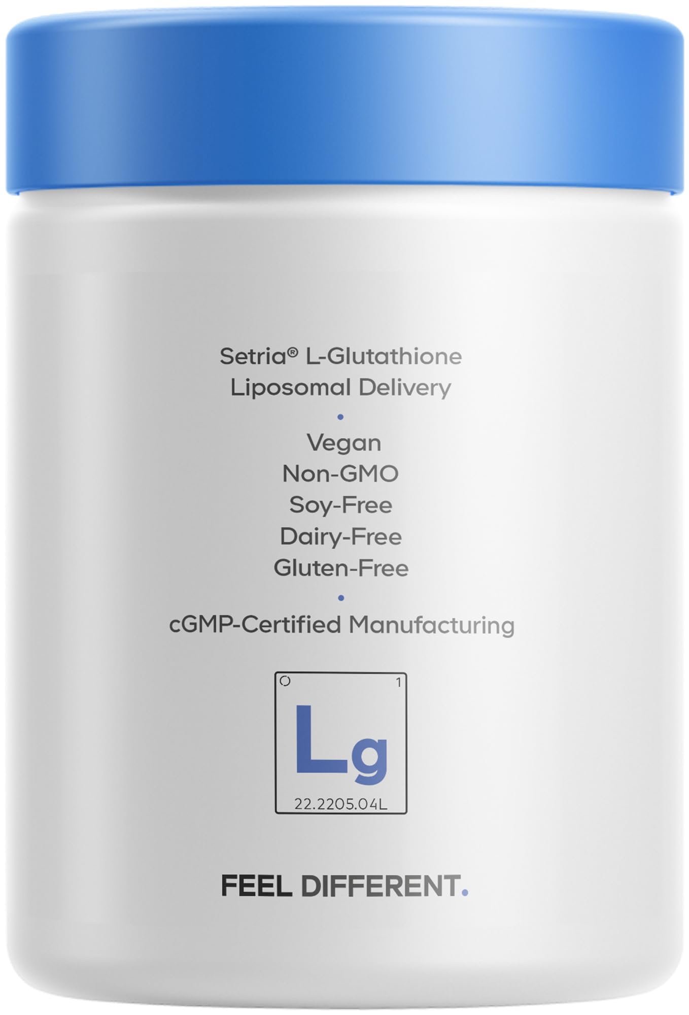 Codeage Liposomal Glutathione Supplement - Pure Reduced Setria L-Glutathione, Liposomal Delivery, Phospholipid Complex - Encapsulated Glutathione Powder Pills - Vegan, Non-GMO - 60 Capsules