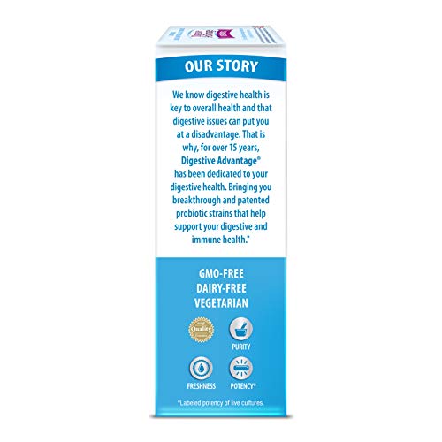 Digestive Advantage Lactose Defense Capsules (96 Count In A Box), Helps Breaks Down Lactose and Defend Against Digestive Upset, Supports Digestive and Immune Health, CFUs