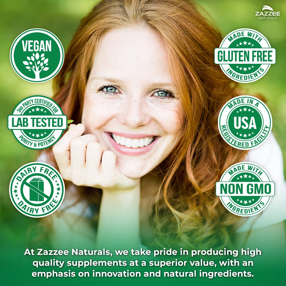 Zazzee Extra Strength Boswellia Serrata 10:1 Extract, 5000 mg Strength, 65% Boswellic Acid, 180 Vegan Capsules, 6 Month Supply, Standardized 10X High Potency, 100% Vegetarian, All-Natural, Non-GMO