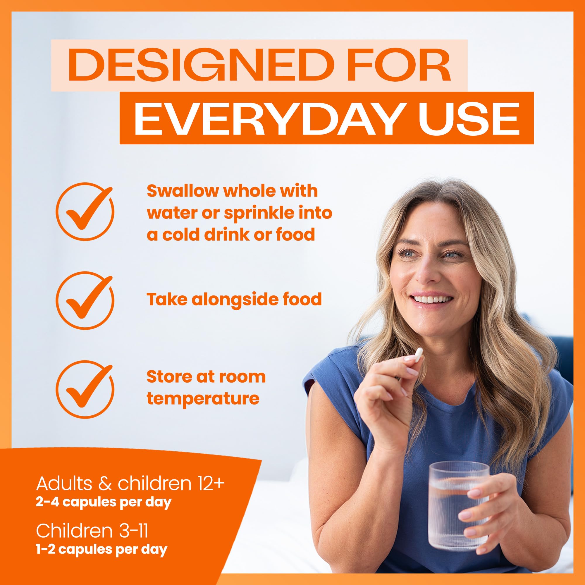 Bio-Kult Everyday Probiotics | 14 Strains | Adult Probiotic Supplement | Non-GMO, Gluten-Free | 120 Capsules