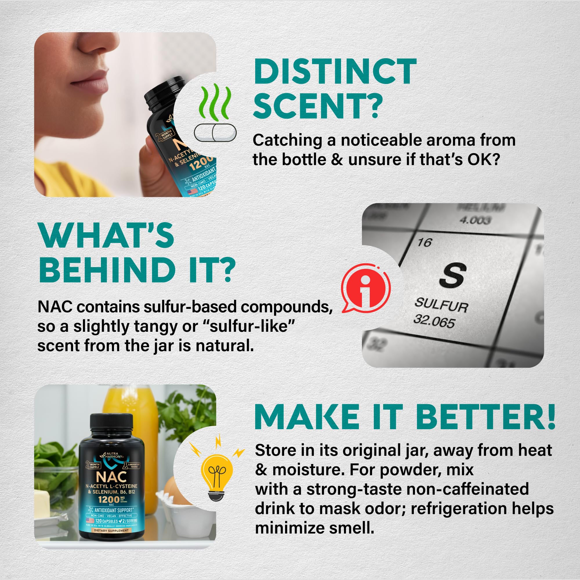 NAC Supplement | Selenium | B6 | B12 - Antioxidant, Immune Support - N Acetyl Cysteine 600 mg per Capsule, 1200 mg per Serving - Made in USA - Non-GMO, Gluten-Free, Vegan - 120 caps, 2 Month Supply