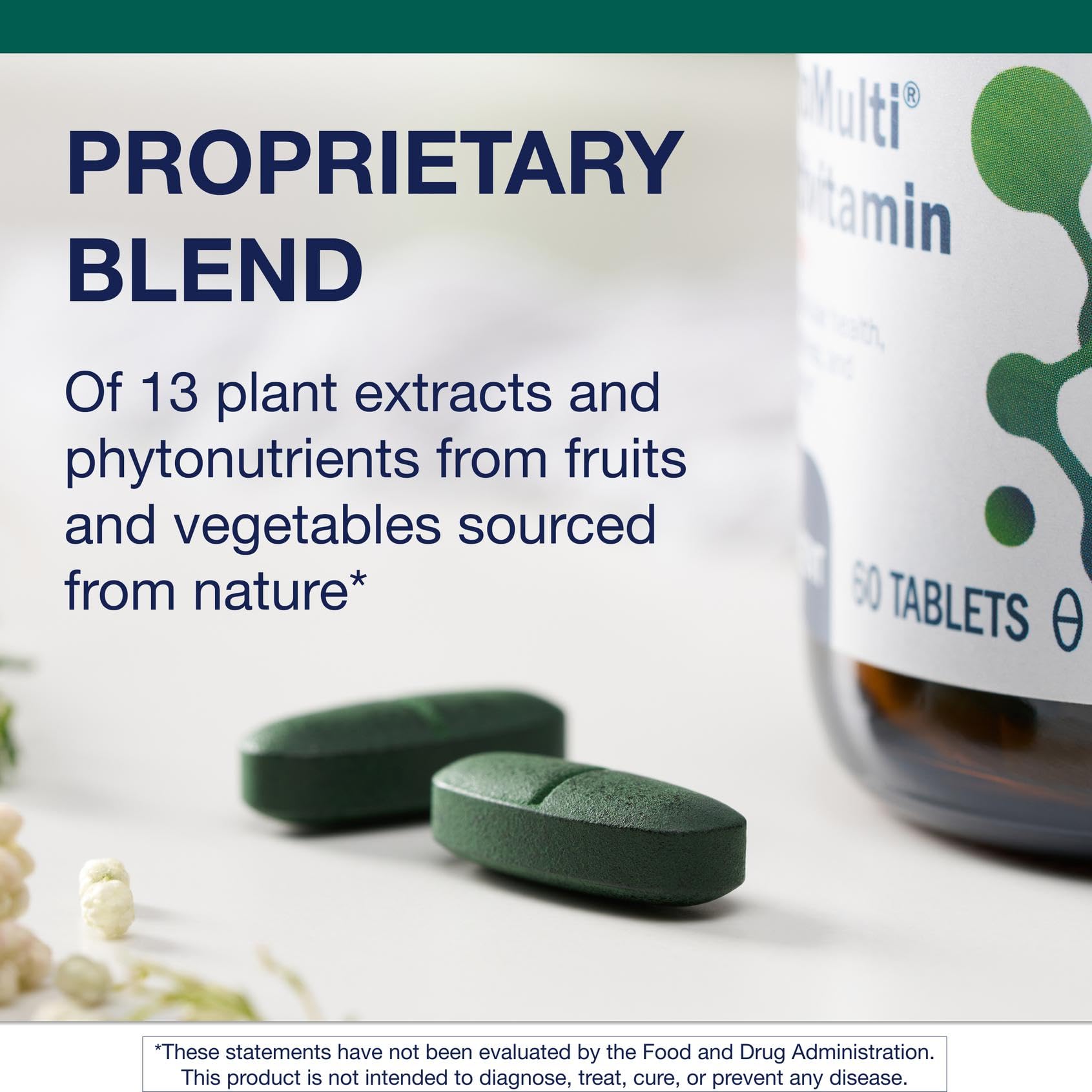 Metagenics PhytoMulti with Iron - Daily Multivitamin for Men & Women with Phytonutrients* - Methylfolate, Vitamins A‑K, Zinc & B6 - Iron Bisglycinate 18 mg - Non‑GMO, Gluten‑Free - 60 Tablets