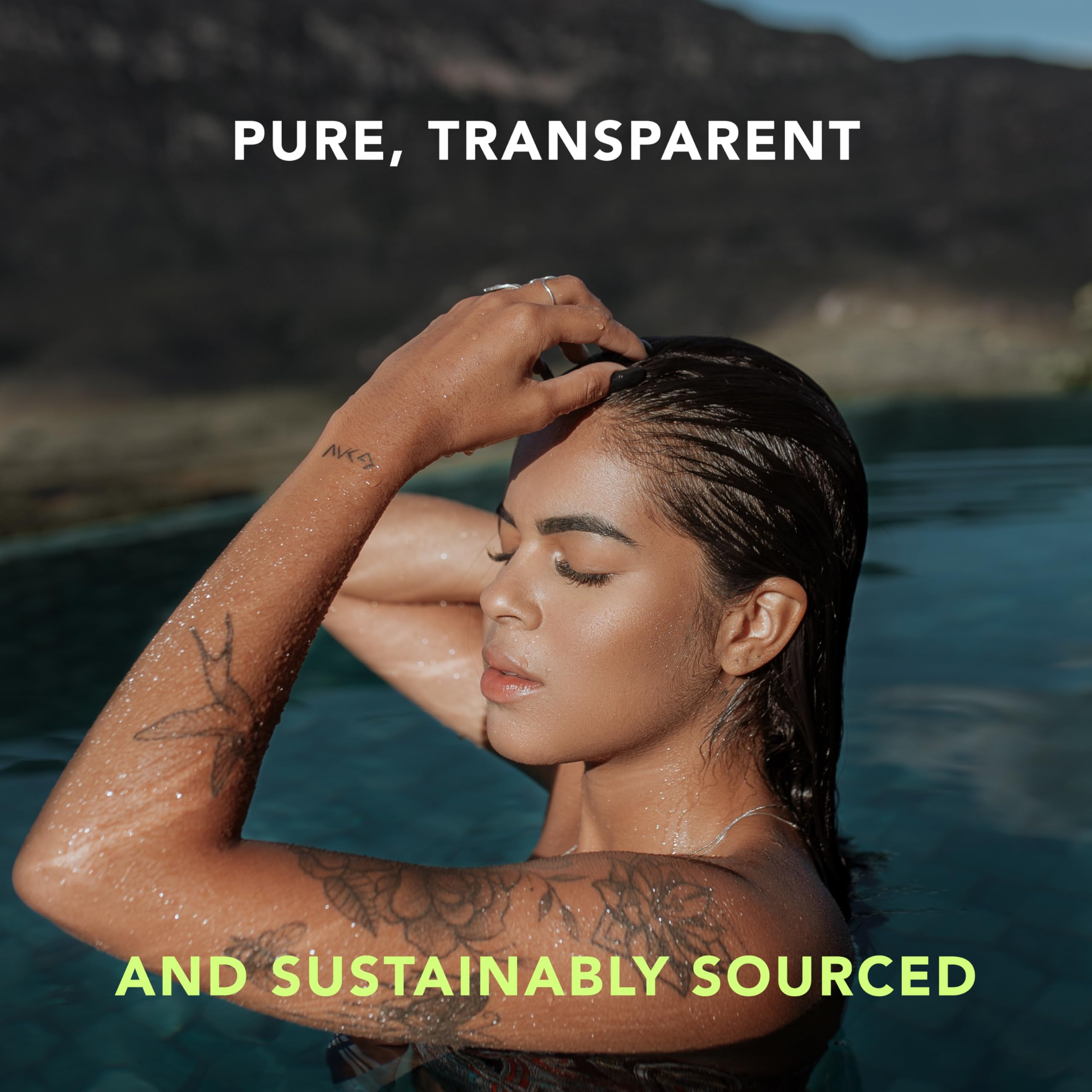 AMANDEAN Marine Collagen Peptides Powder. Double Hydrolyzed for Increased Absorption. Wild-Caught Fish Collagen Supplement. Type 1 & 3 Collagen Protein. 18 Amino Acids for Skin, Hair, Nails.