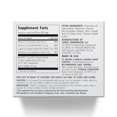 Innovation in The Care of Healthy Joints – Liquid Formula in a Double Capsule. 3D Collagen + Micelle Extract of Turmeric Roots 1 Capsule/Day. Laboratory Tested