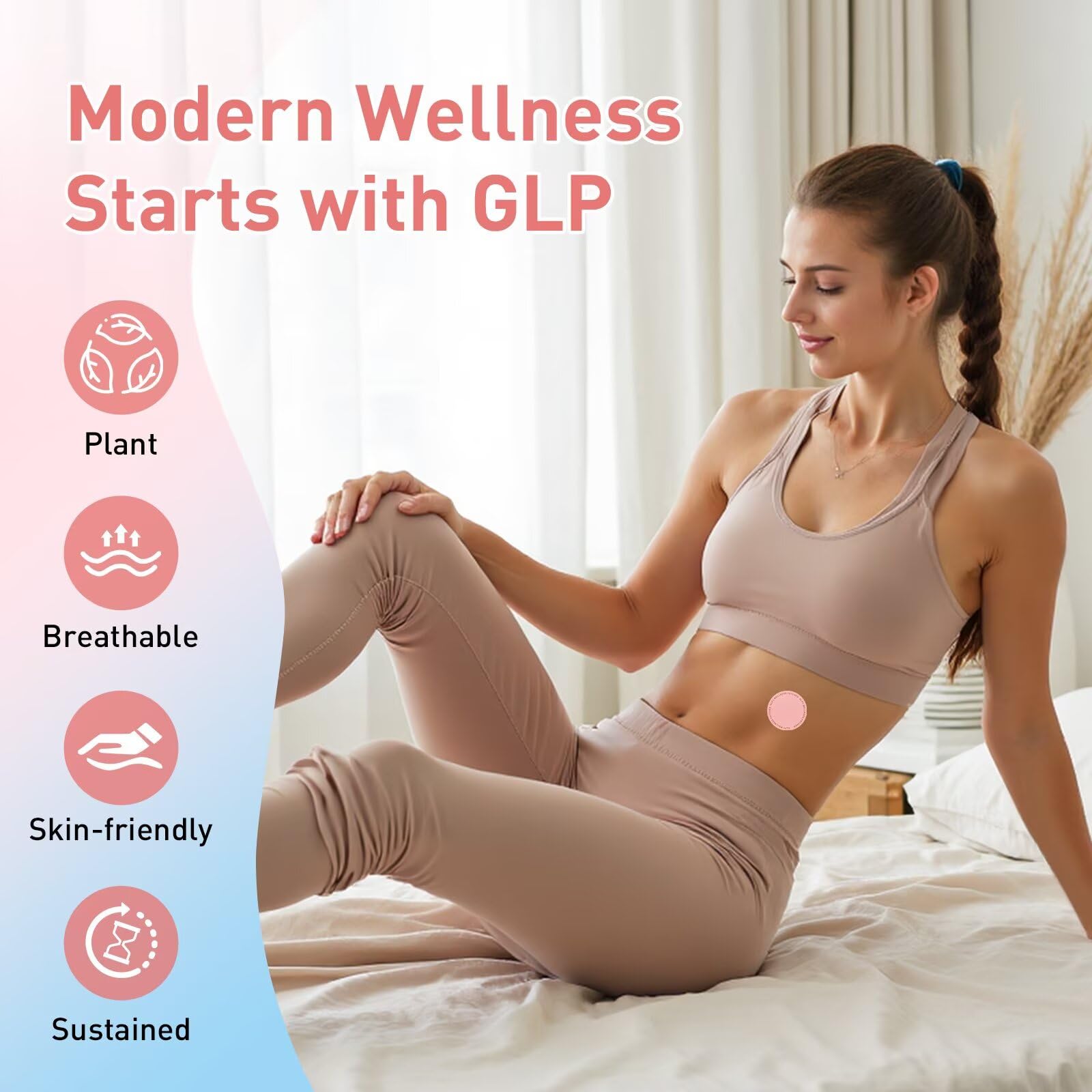 Ealavon GLP1 Patches Pure Natural for Women and Men 60 Count A1