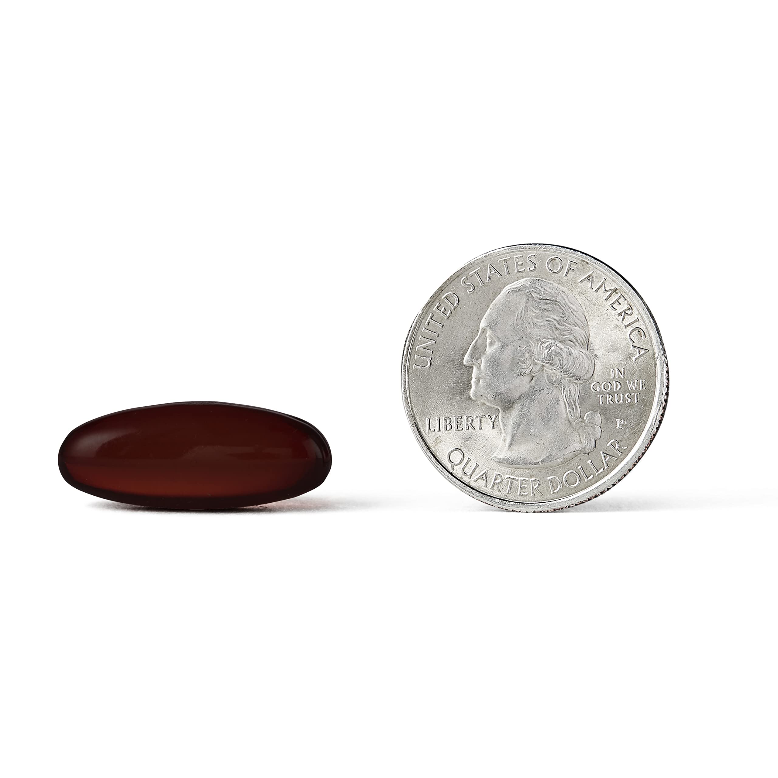 Megared Omega-3 Fish & Krill Oil Supplement 900mg - MegaRed Advanced 4in1, 60 softgels, 2x More Omega-3, Heart, Joint, Brain and Eye Supplement, Red, 60 Count