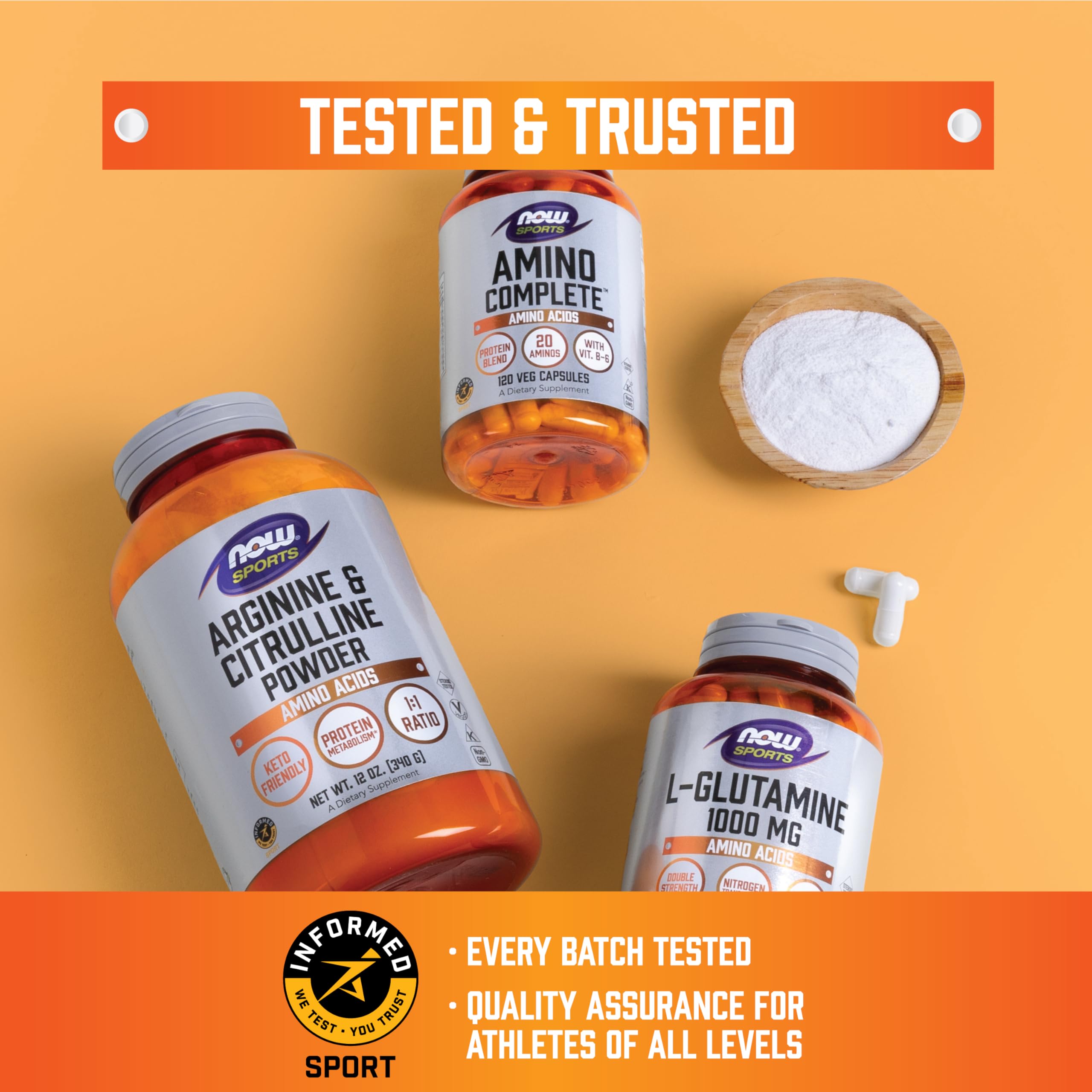 NOW Foods Sports, Amino Complete, 360 Veg Capsules