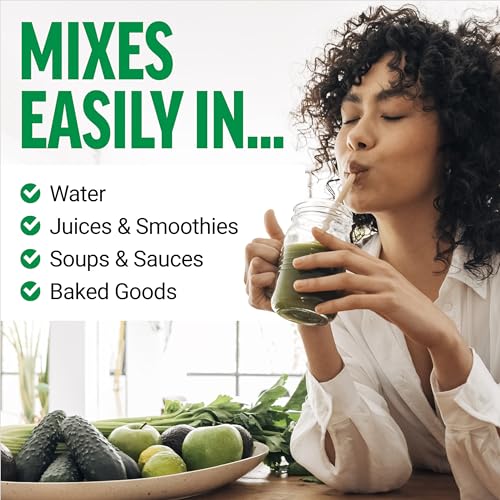 Force Factor Smarter Greens Daily Wellness Powder 2-Pack to Support Energy, Immunity & Digestion, Superfood Greens Powder with Vitamins, Minerals & Probiotics, Unflavored, 60 Servings