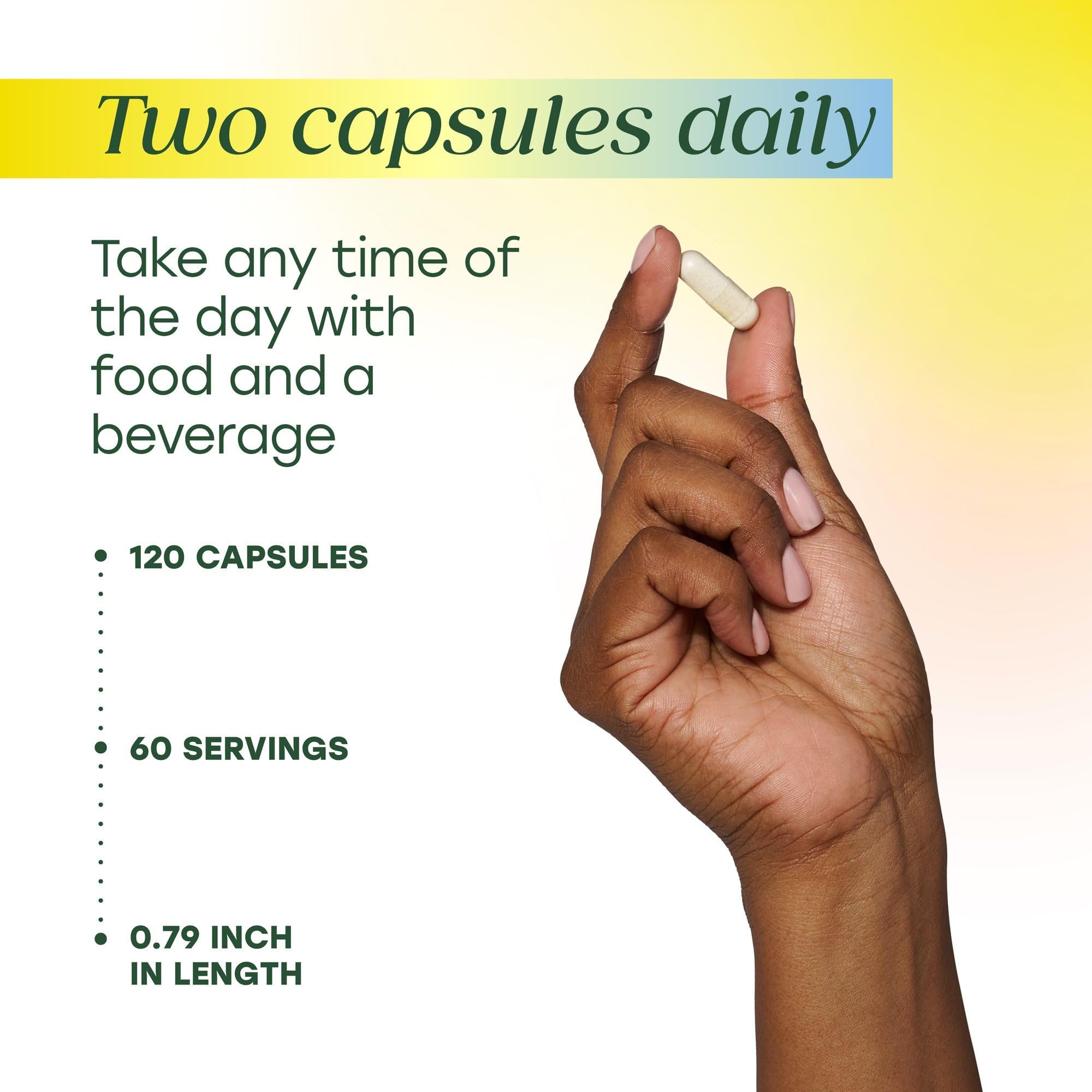 MegaFood Magnesium Glycinate 500mg - Chelated Magnesium Supplement - 60mg Elemental Magnesium - Gentle on the Stomach - Supports Normal Sleep Cycle & Healthy Stress Response - 120 Capsules 60 Servings