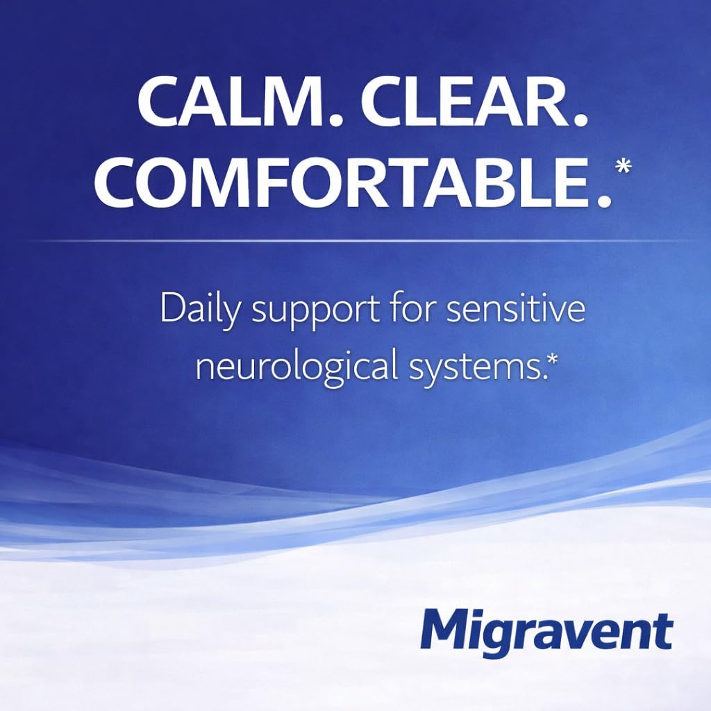 Vita Sciences Migravent – Advanced Nutritional Formula with Magnesium, CoQ10, Vitamin B2, and Butterbur for Brain and Circulatory Wellness – 60 Capsules