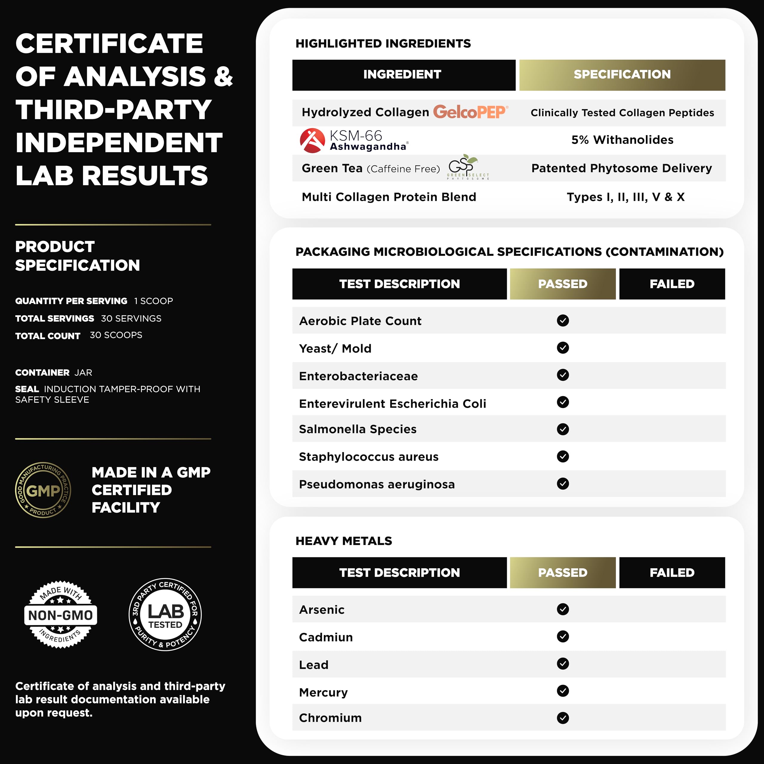 Super Collagen Powder for Women Weight Loss + Beauty w. Probiotics, Hyaluronic Acid, ACV, KSM-66, Biotin - Premium Multi Collagen Peptides Protein Supplement Colageno for Women (Unflavored)