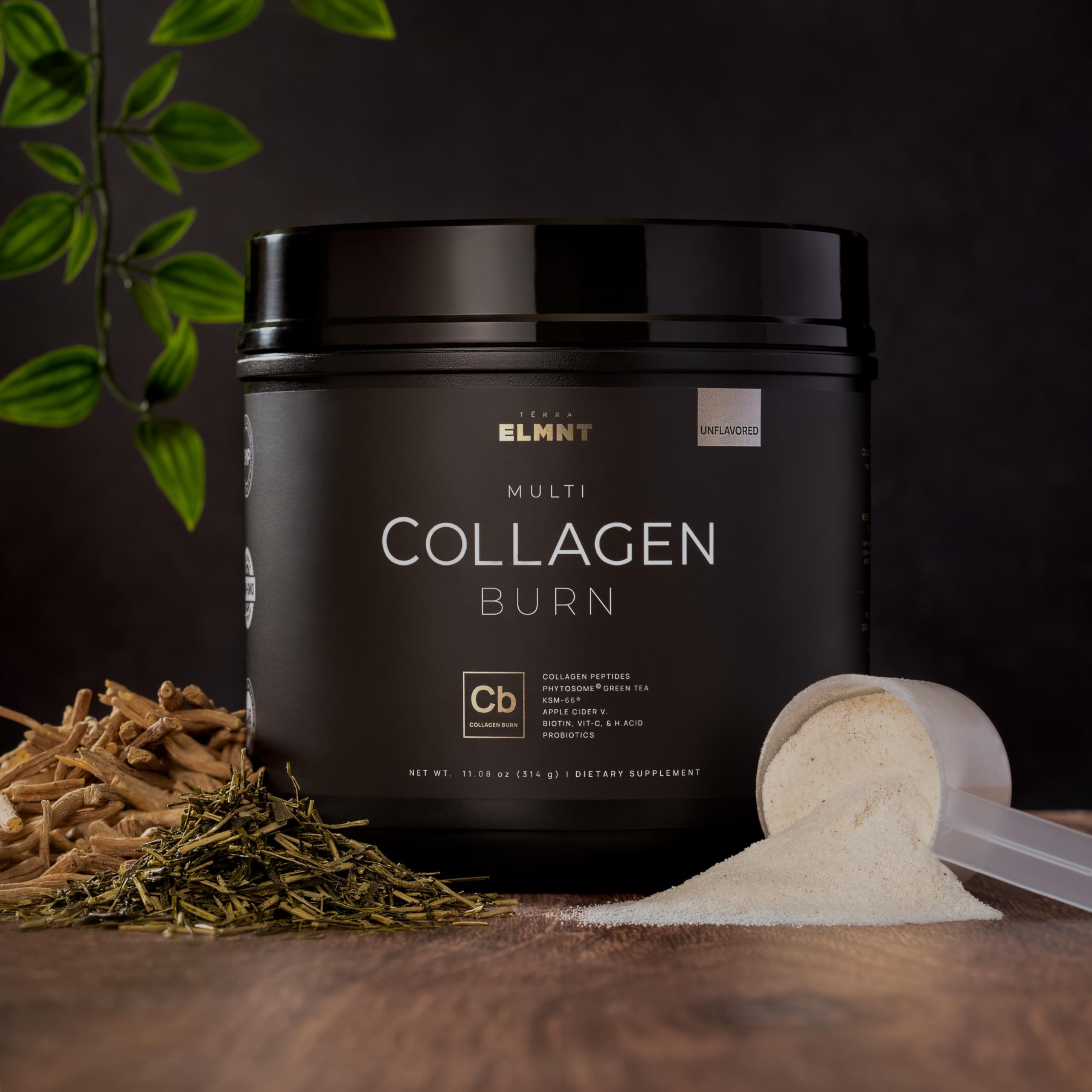 Super Collagen Powder for Women Weight Loss + Beauty w. Probiotics, Hyaluronic Acid, ACV, KSM-66, Biotin - Premium Multi Collagen Peptides Protein Supplement Colageno for Women (Unflavored)