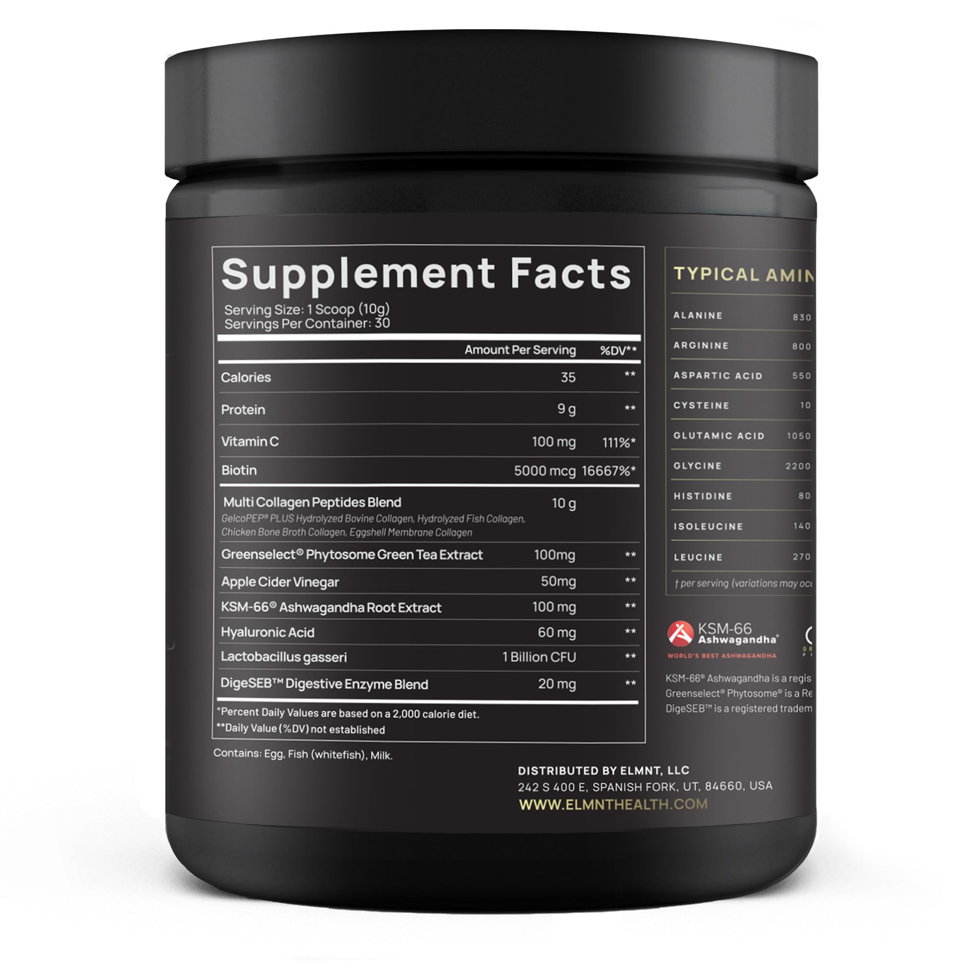 Super Collagen Powder for Women Weight Loss + Beauty w. Probiotics, Hyaluronic Acid, ACV, KSM-66, Biotin - Premium Multi Collagen Peptides Protein Supplement Colageno for Women (Unflavored)