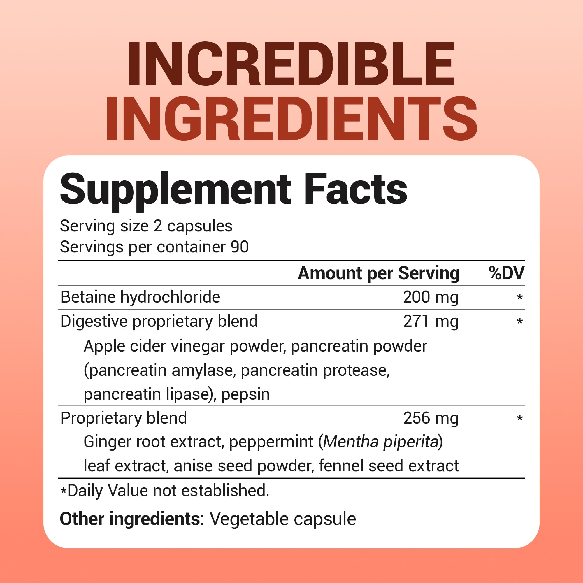 Dr. Berg Advanced Digestive Enzymes with Apple Cider Vinegar - Includes Digestive Health Ingredients Like Betaine Hydrochloride (HCI), Ginger Root & Peppermint Leaf - 180 Capsules